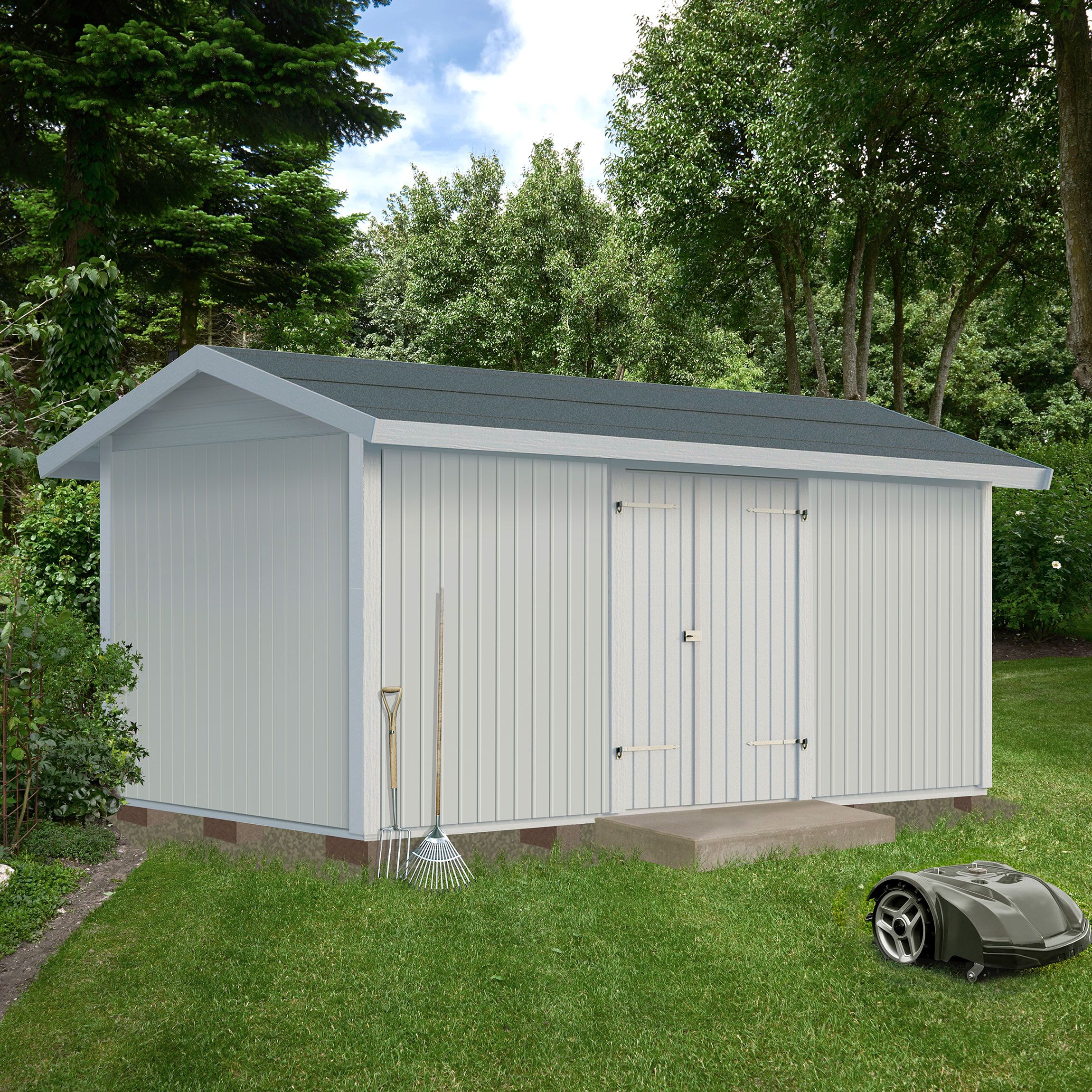 Bygga förråd - Förråd Vibostugan Finnstorp 10 m2