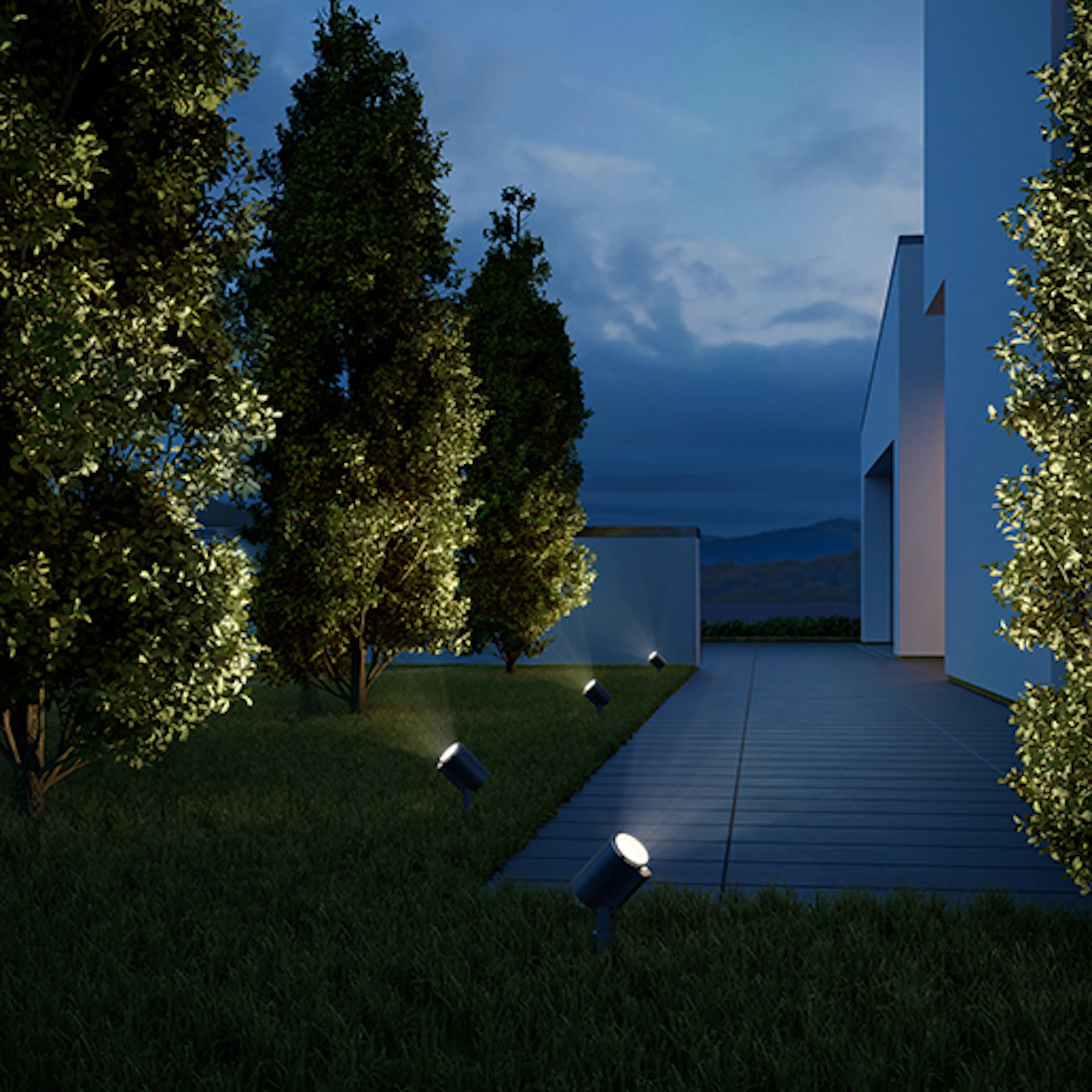 Spotlights utomhus