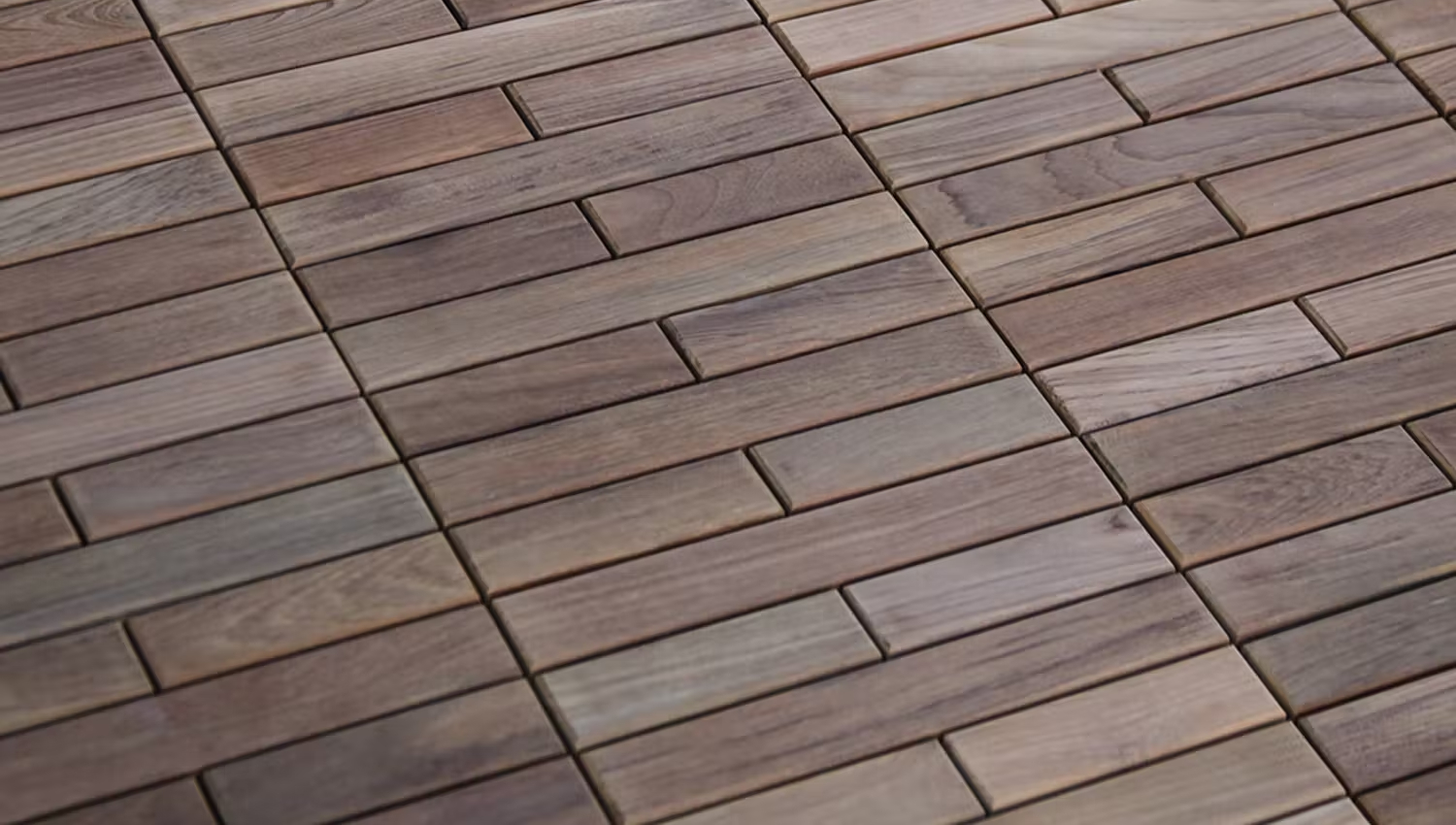 Bygga pooldäck med teaktrall