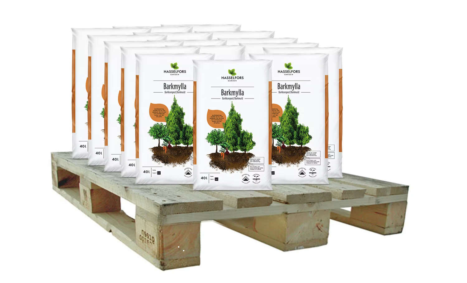 Barkmylla för en väldränerad jord