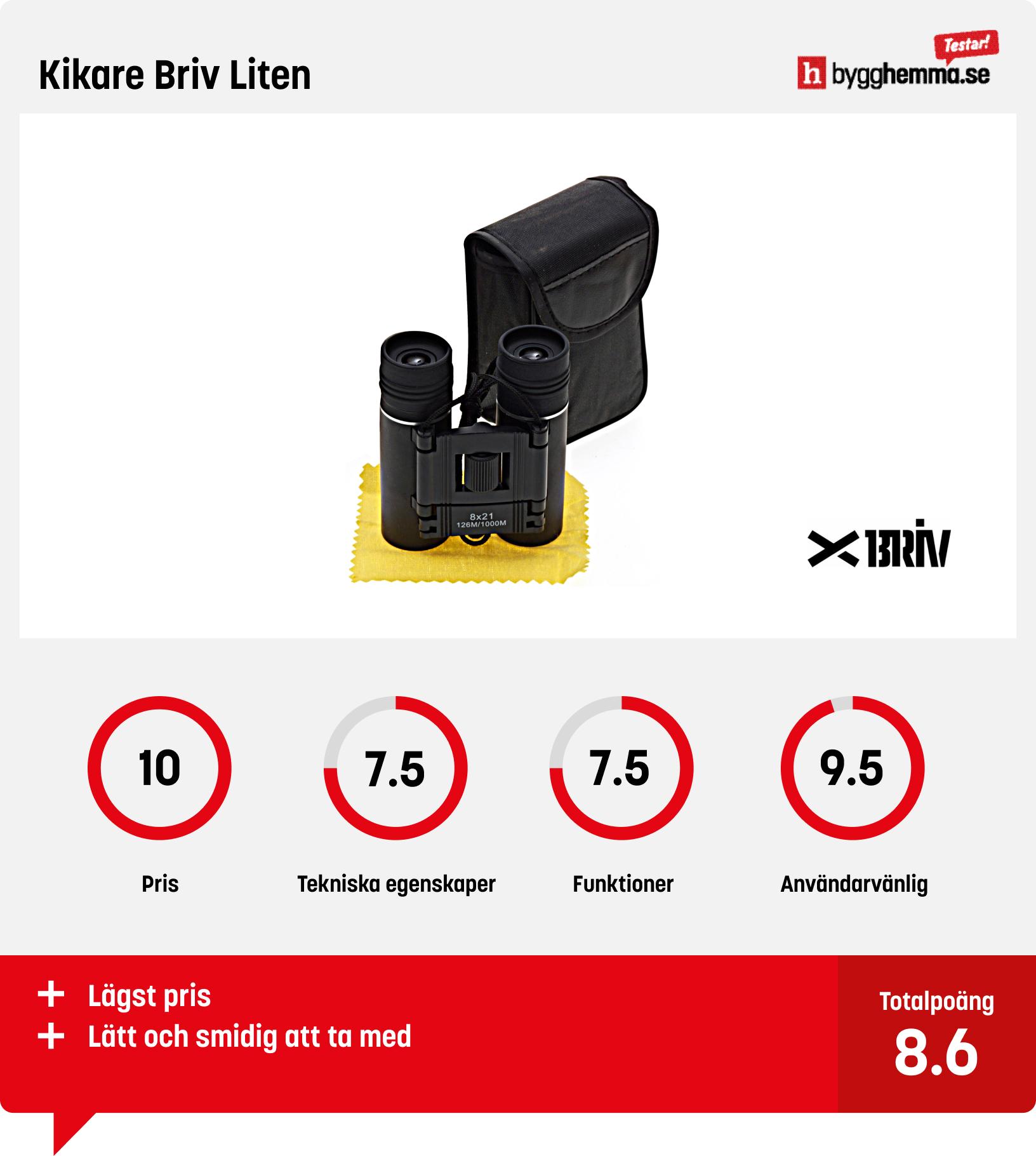 Bäst i test kikare från Briv