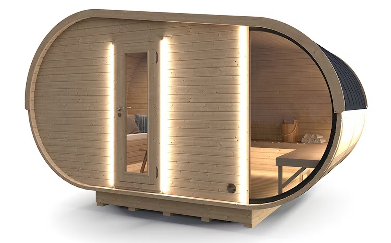 Bastustuga med relax - Bastutunna Oval Droppe