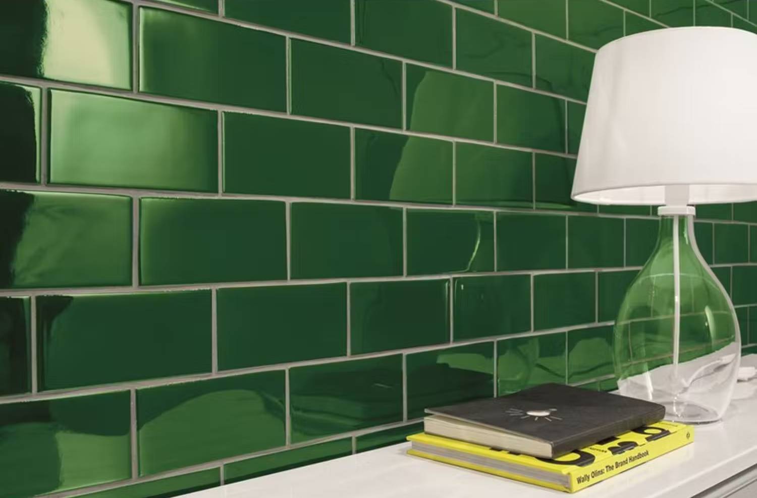 Kakel kök inspiration - Grönt kakel kök