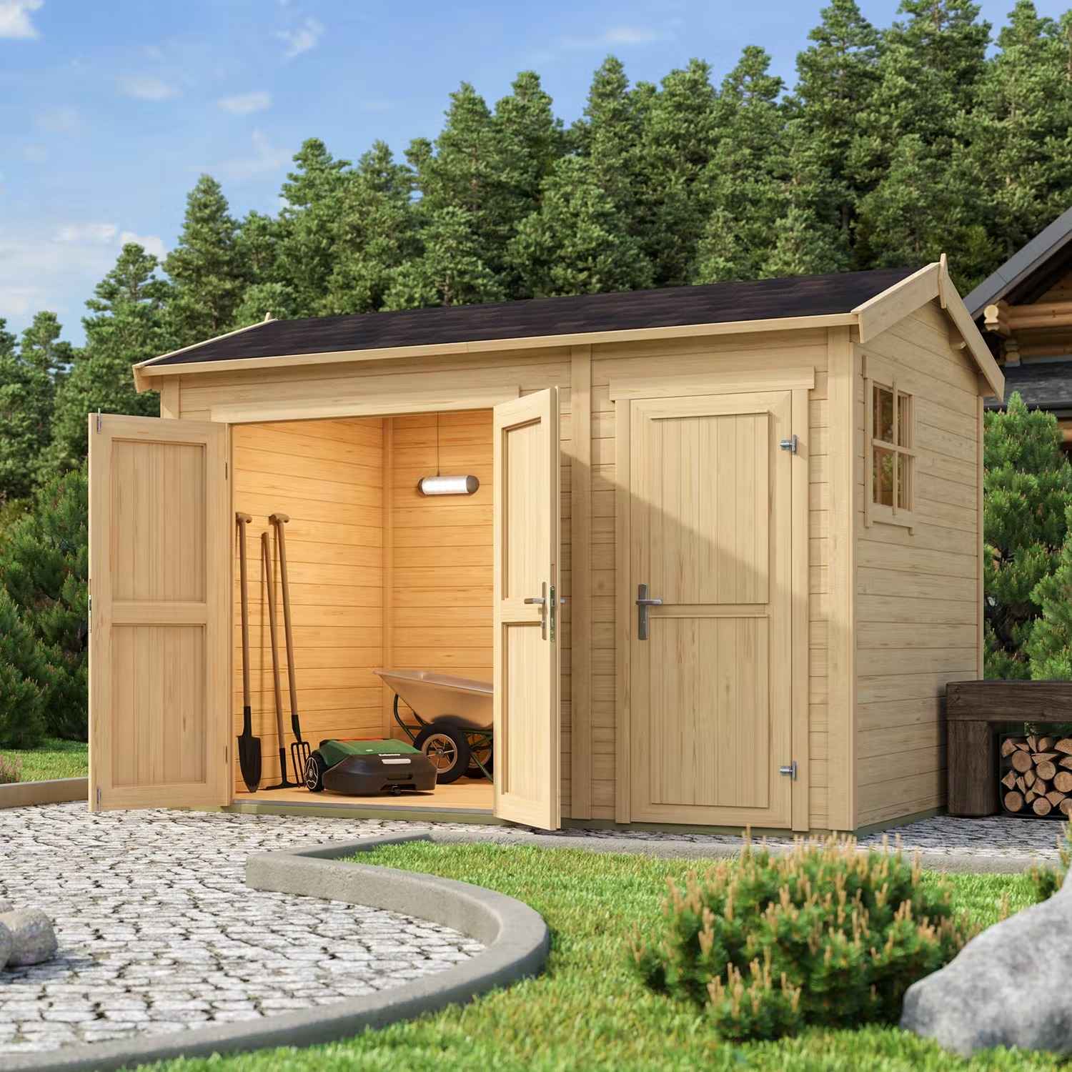 Bygga förråd - Förråd Landskap Skyla 7,5 kvm