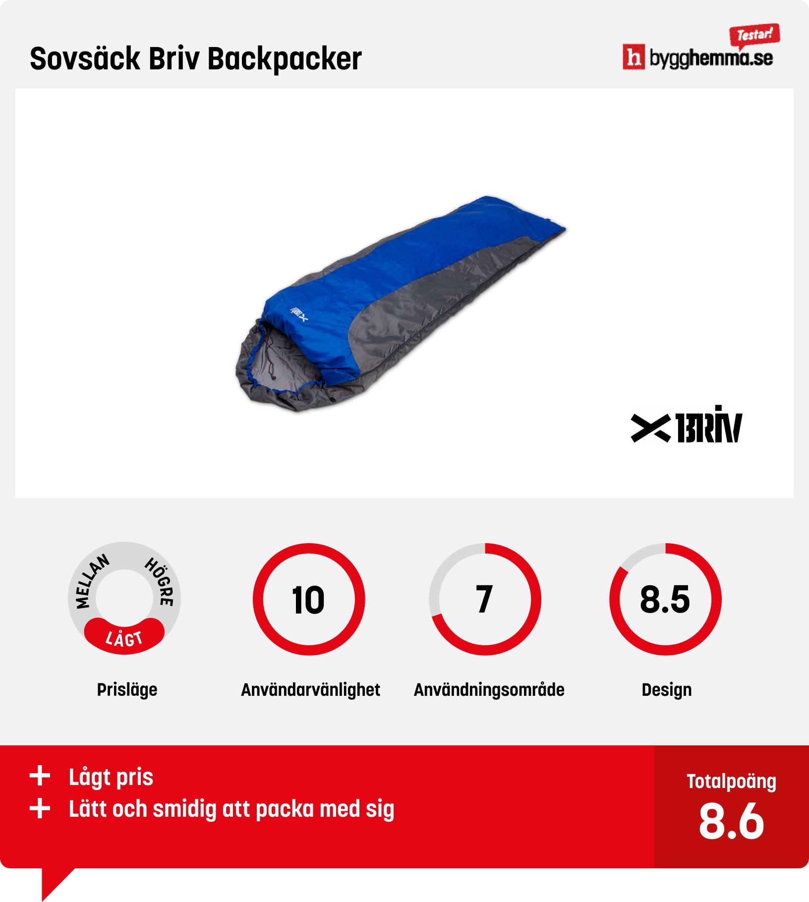 Sovsäck bäst i test 2023