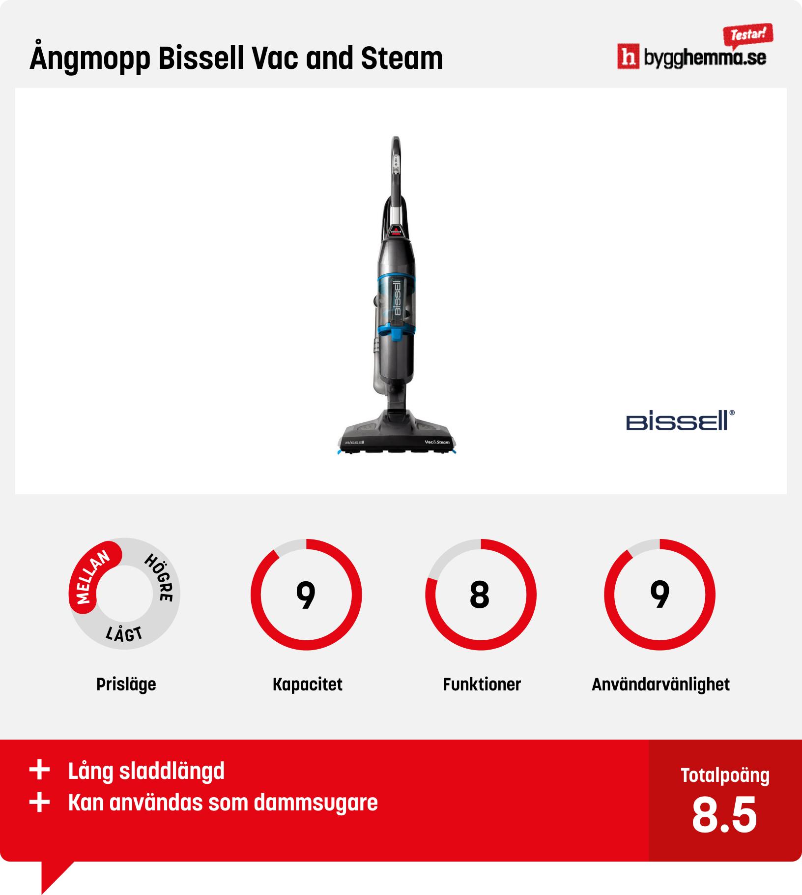 Ångmopp bäst i test