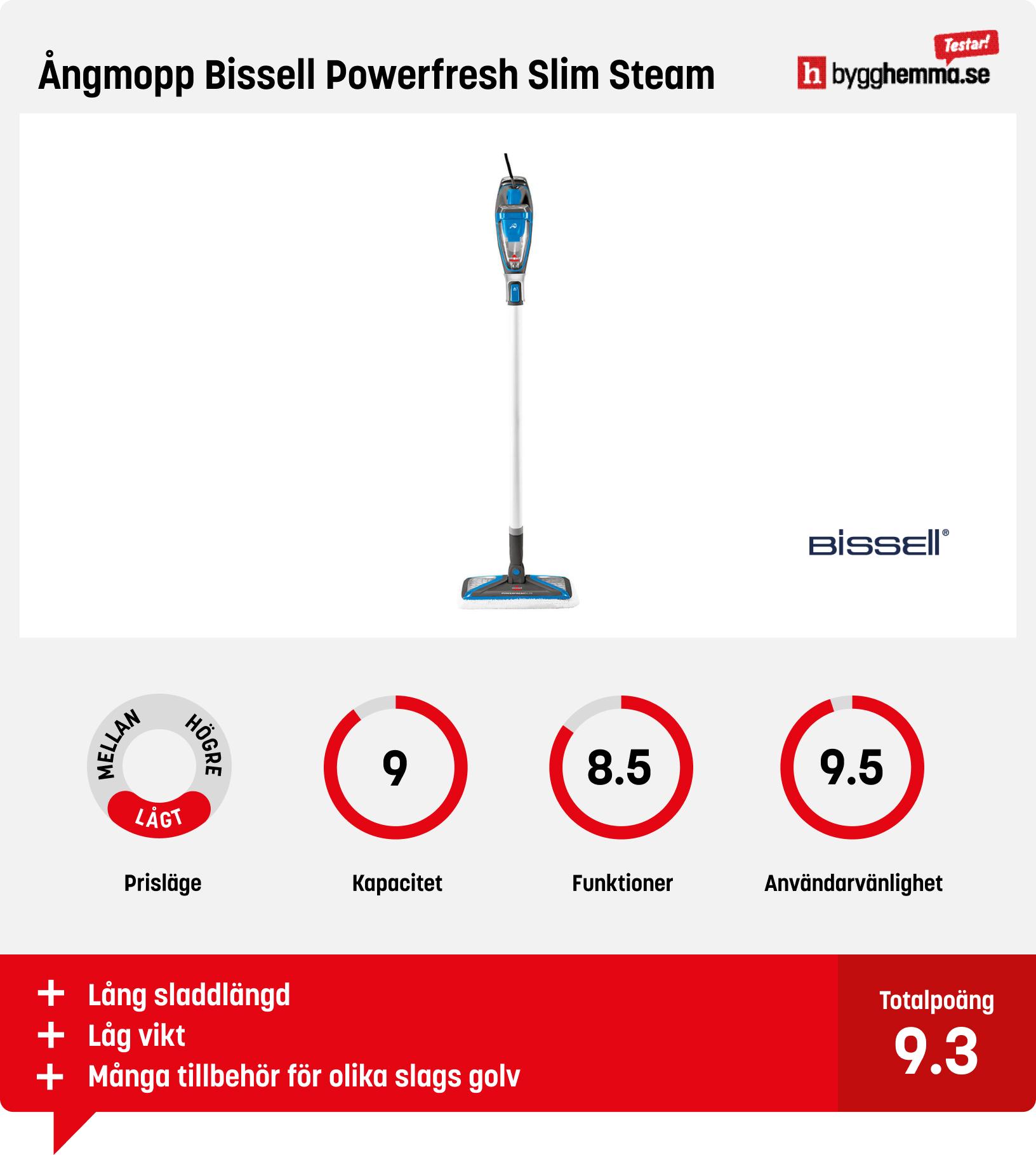 Ångmopp bäst i test