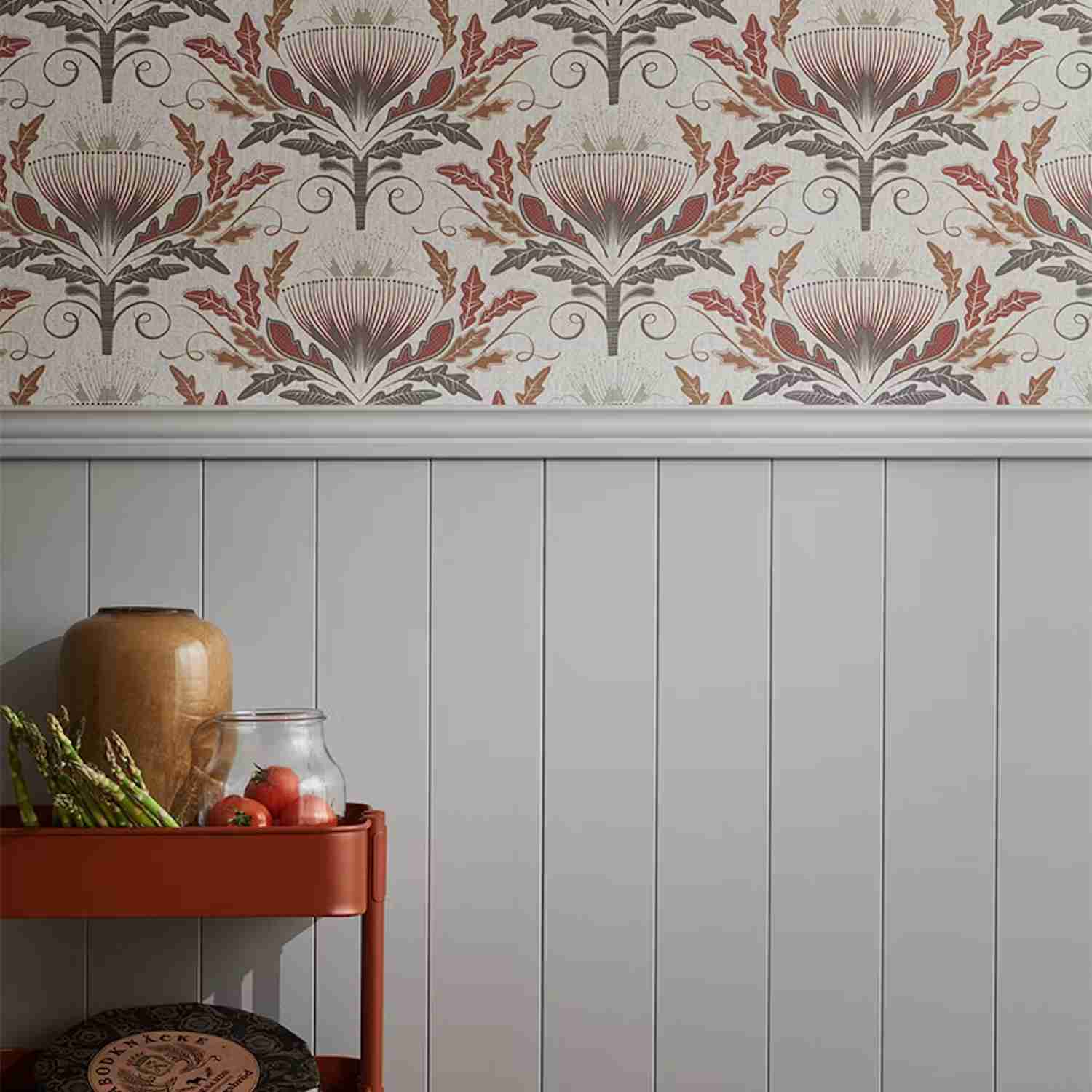 Träpanel sovrum - Panelskiva Moelven Regina Vägg Linje Dekor