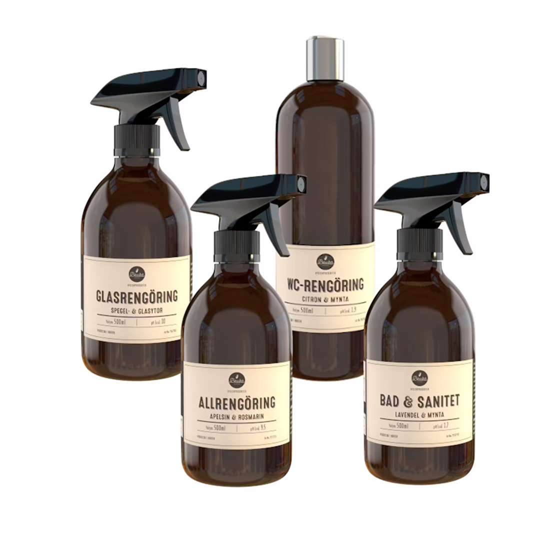 Rengöra duschväggar & duschkabin - badrumsrengoring-paket-bruka