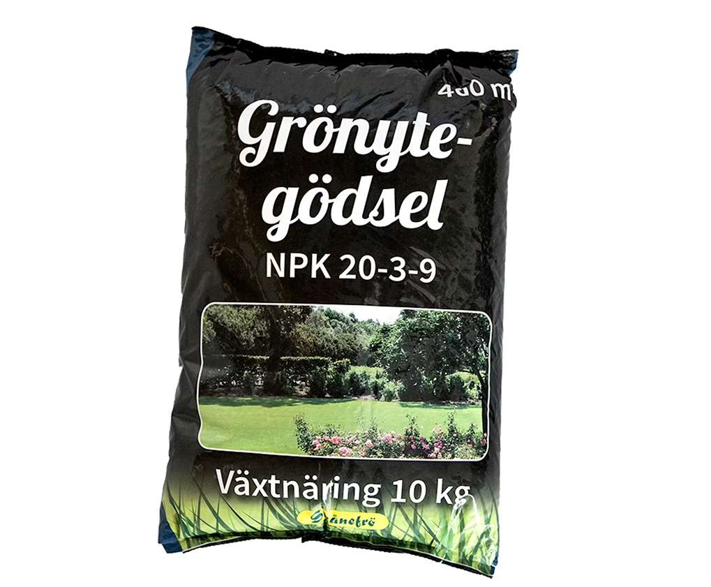Gödsla gräsmatta - gronytegodsel-skanefro