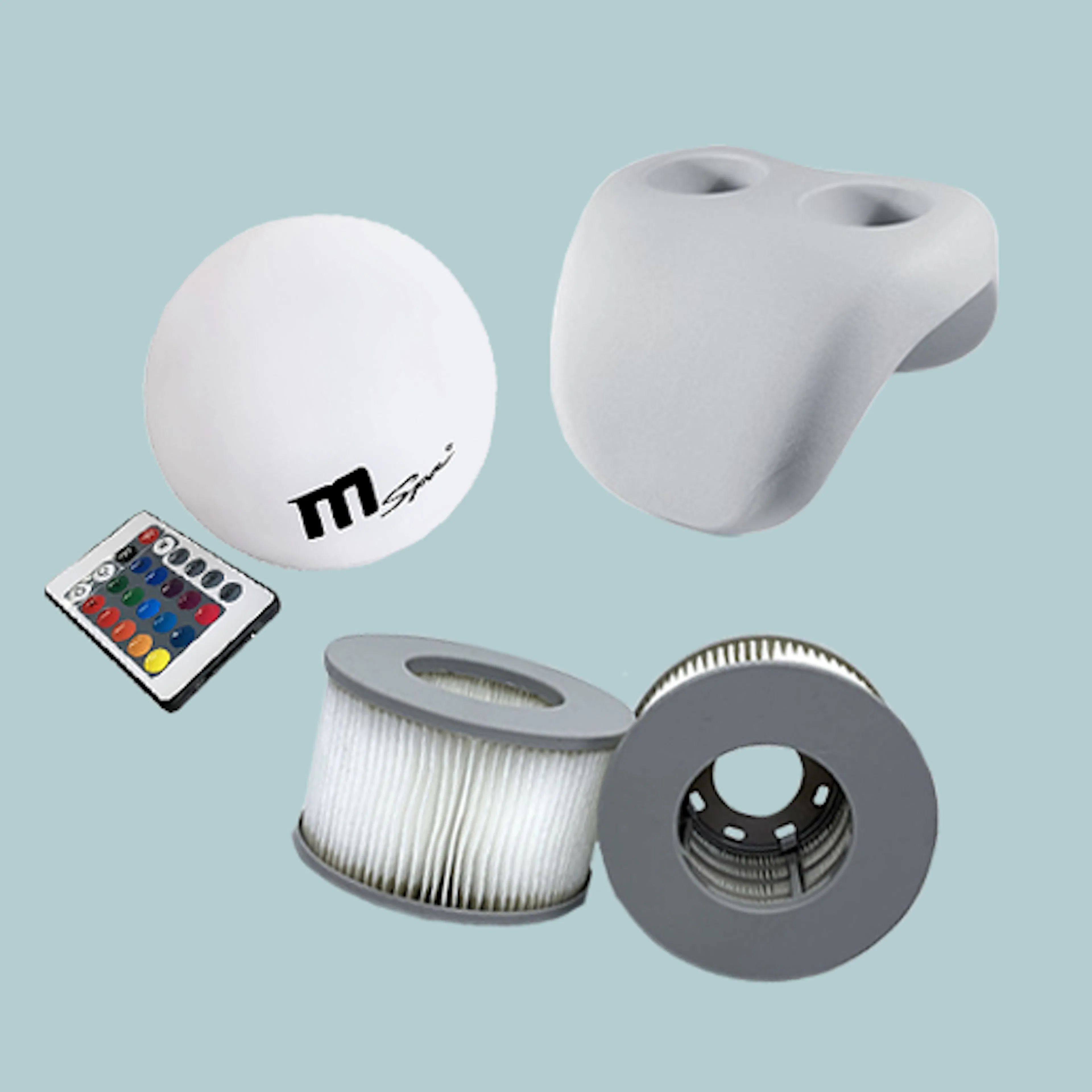 Pooltillbehör & belysning