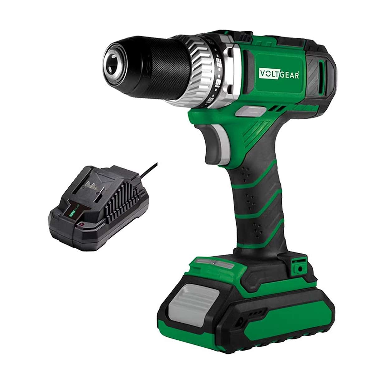Bästa skruvdragare - skruvdragare-voltgear-20v-med-batteri-2ah-och-laddare