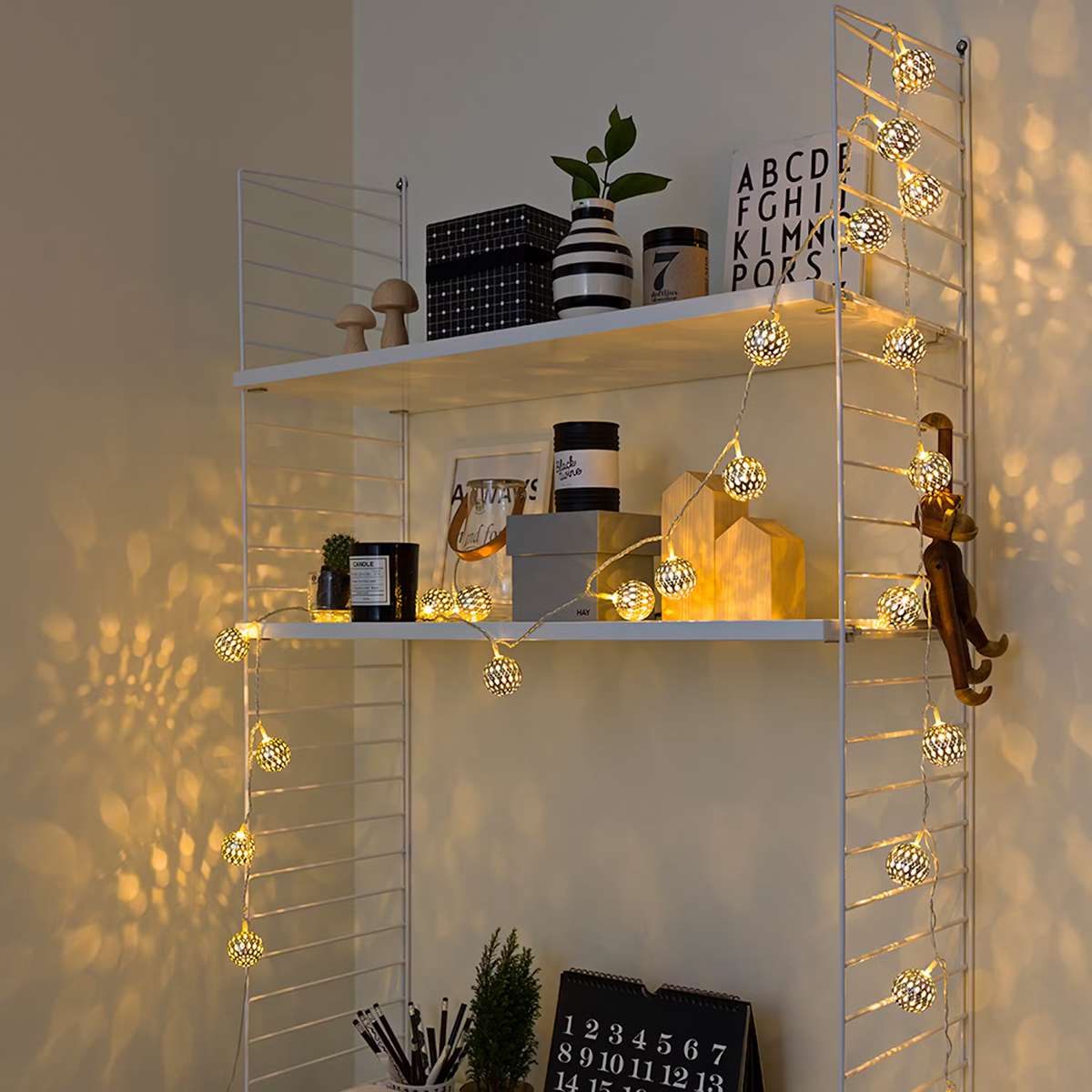 Ljusslinga barnrum - Ljusslinga Gnosjö Konstsmide Metallbollar 24