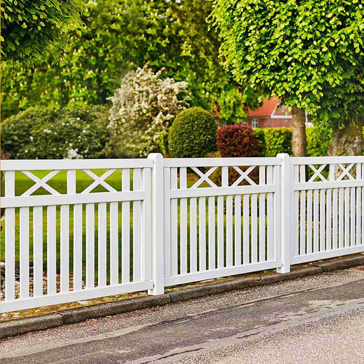 Bygga staket - Staket PLUS Vinesse 150x96 cm Vit