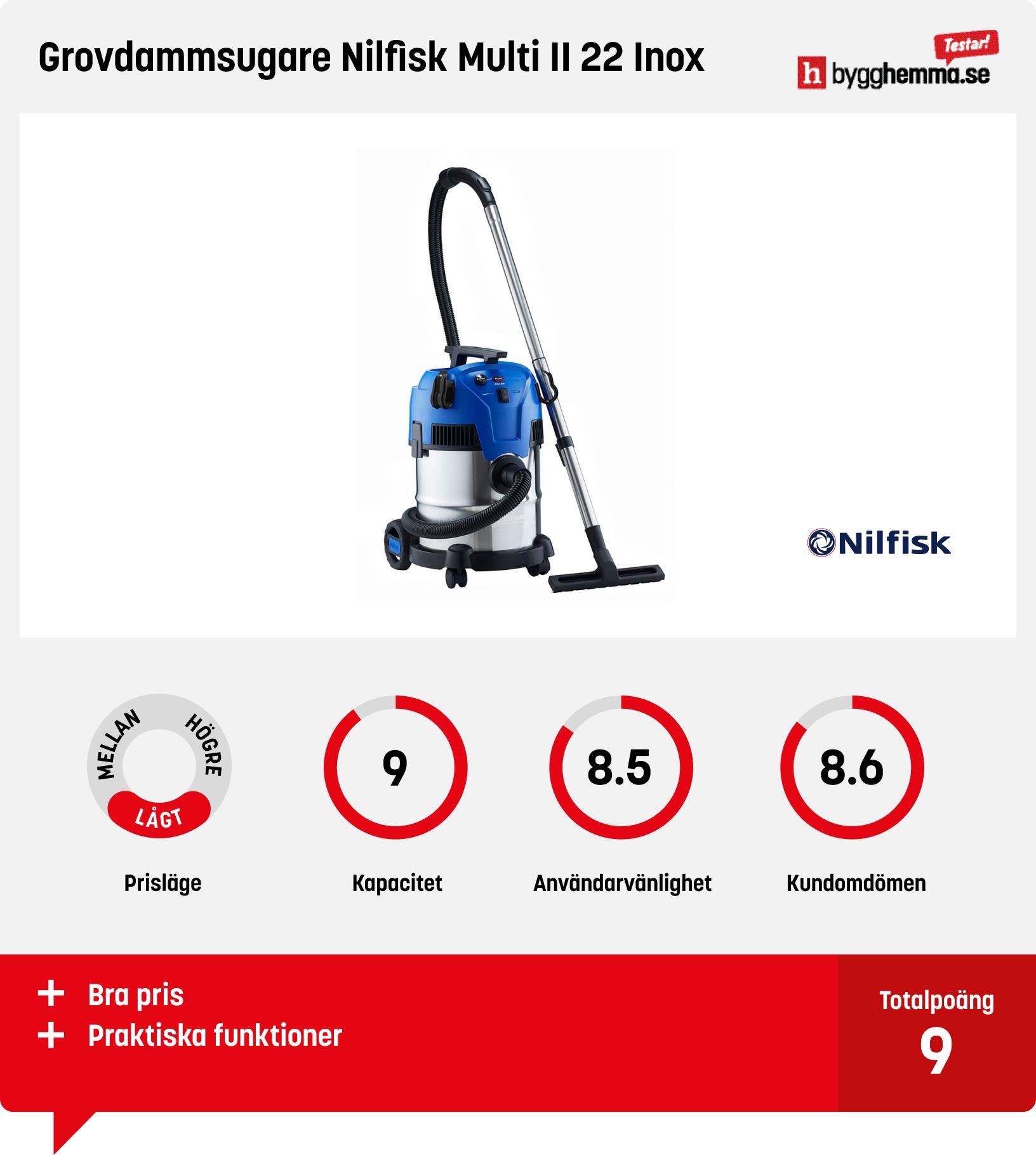 Grovdammsugare bäst i test