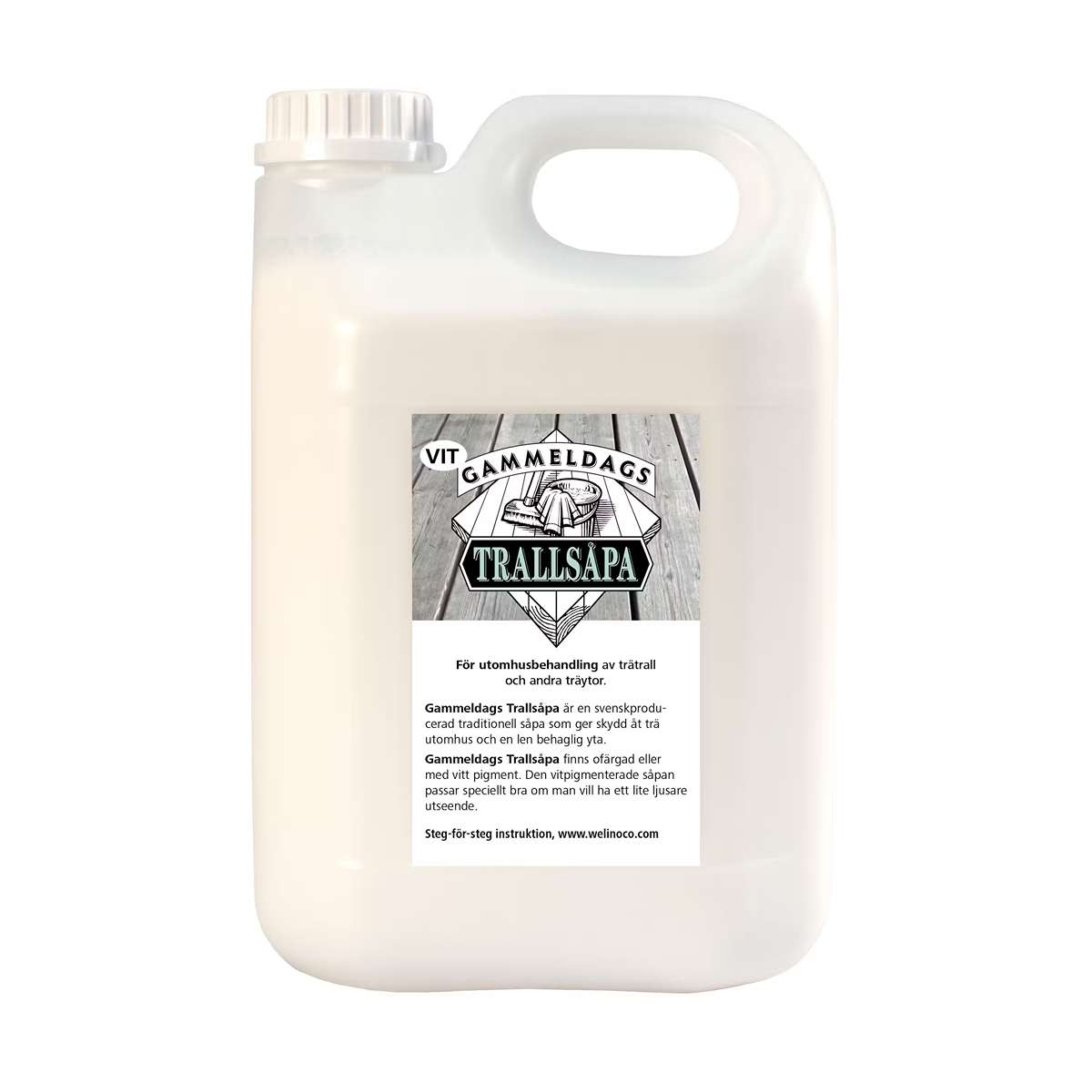 Behandla altan - Trallsåpa Gammeldags Vit