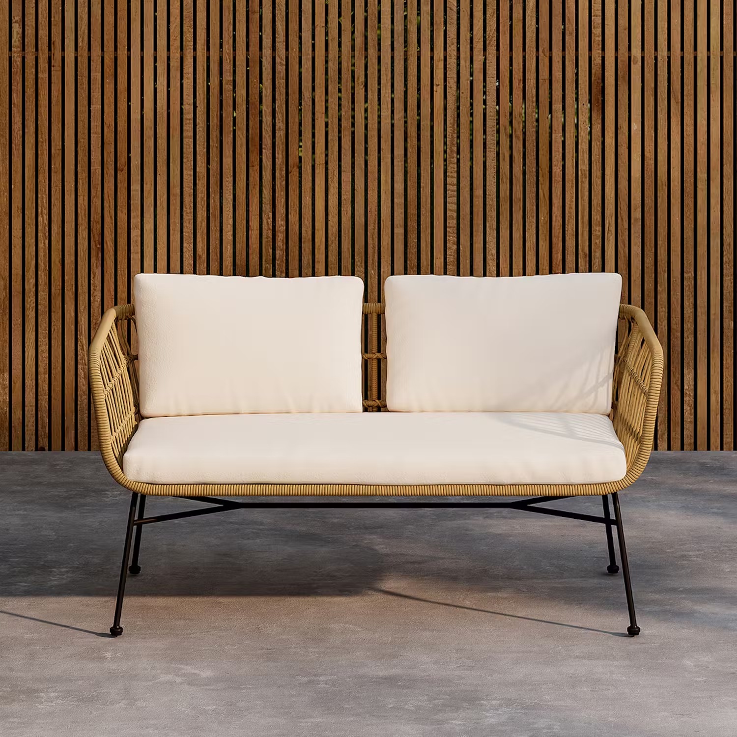 Liten soffa till balkongen