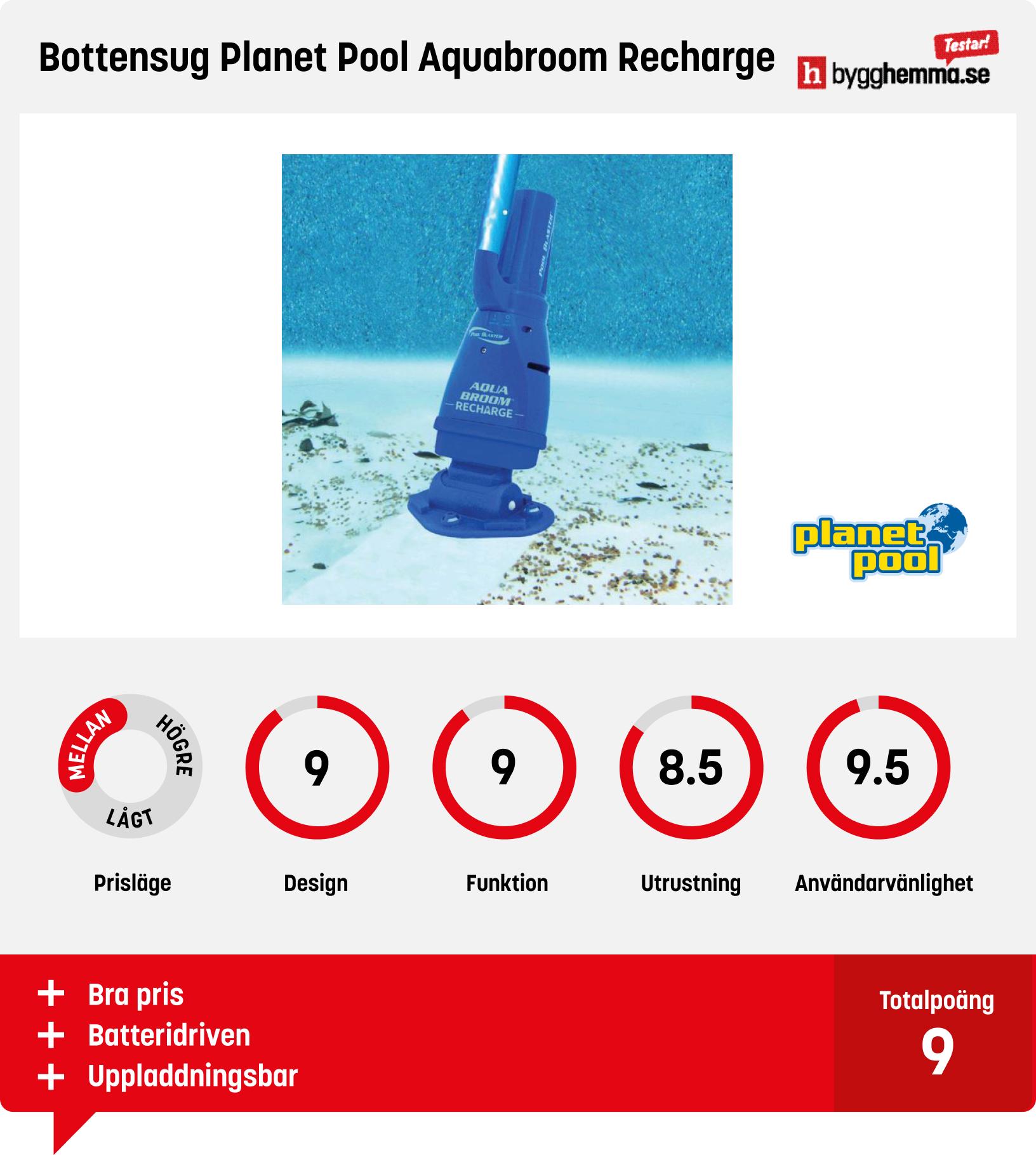 Pooldammsugare bäst i test