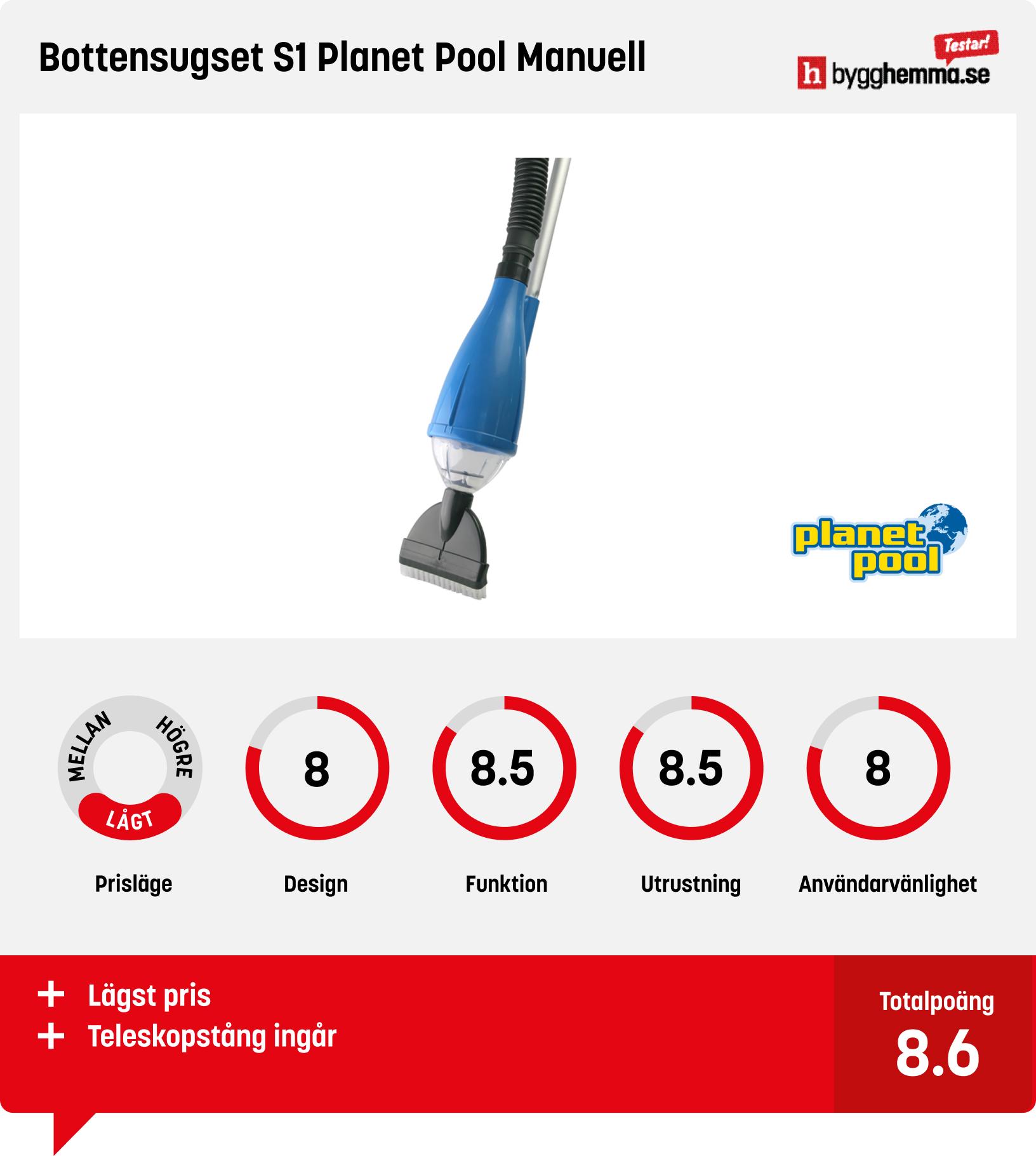 Pooldammsugare bäst i test