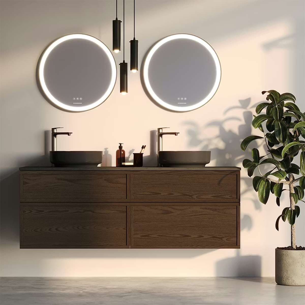 Belysning i badrum - Pendelbelysning Svedbergs Cylinder