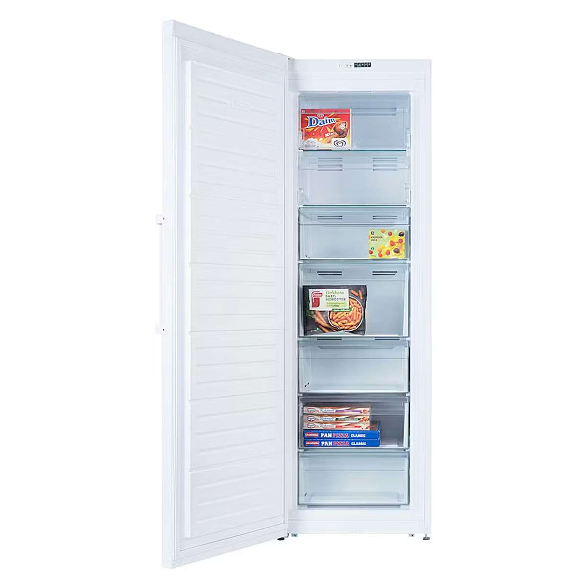 Bästa frysen - Frysskåp Cylinda F2385NVE Vit Vänsterhängd