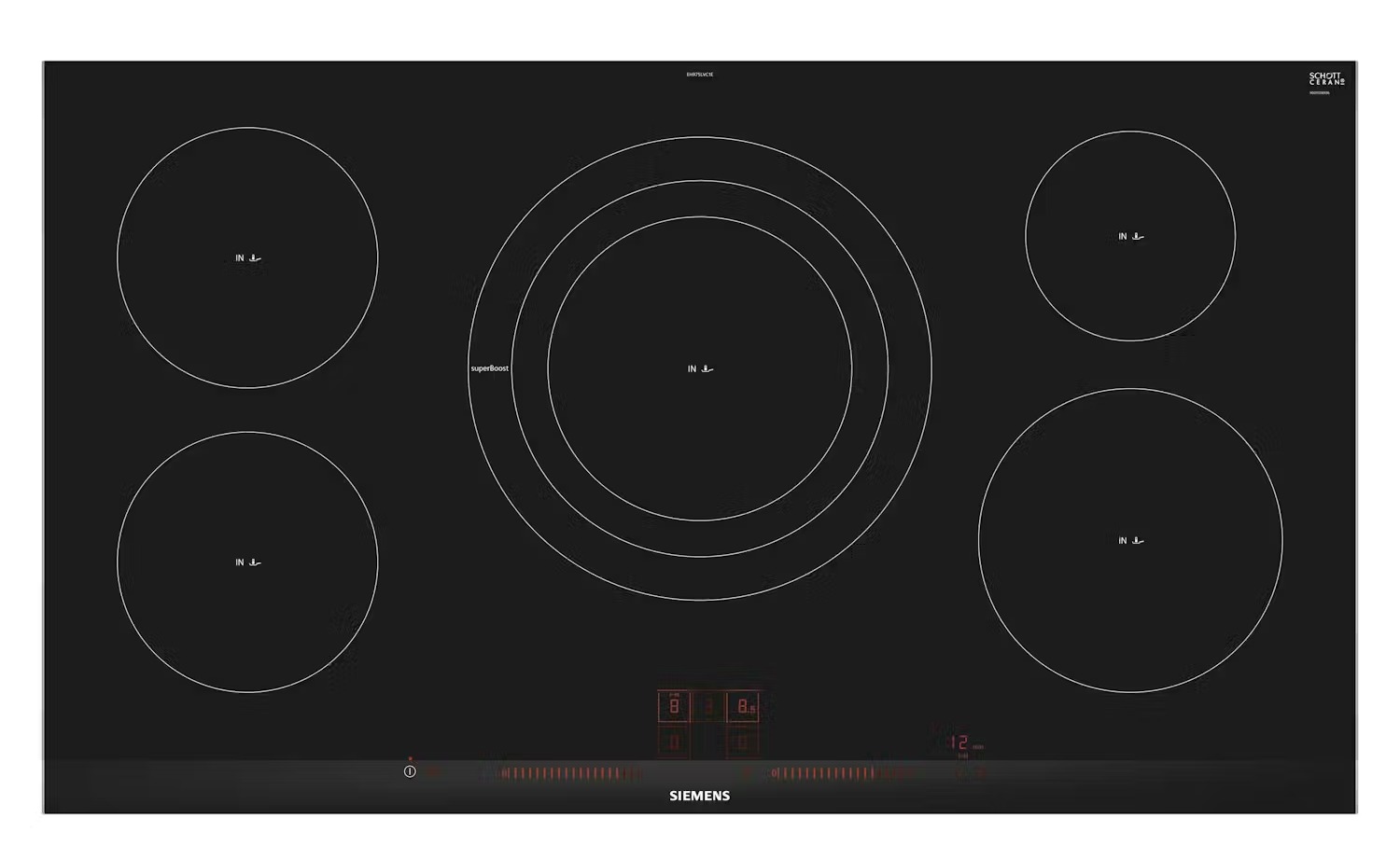 Induktionshäll 90 cm