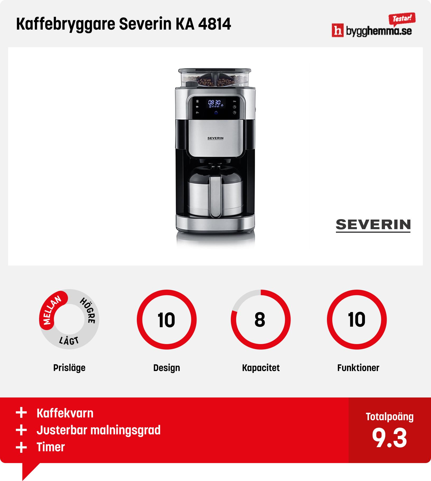 Kaffebryggare med termos bäst i test