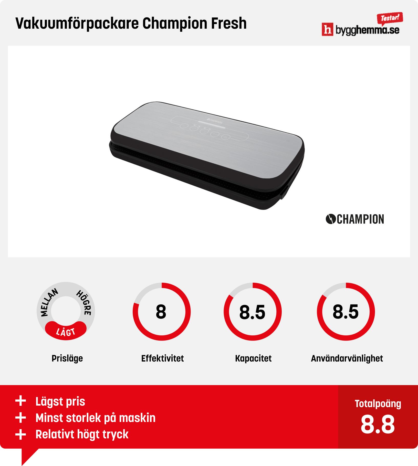 Vakuumförpackare bäst i test