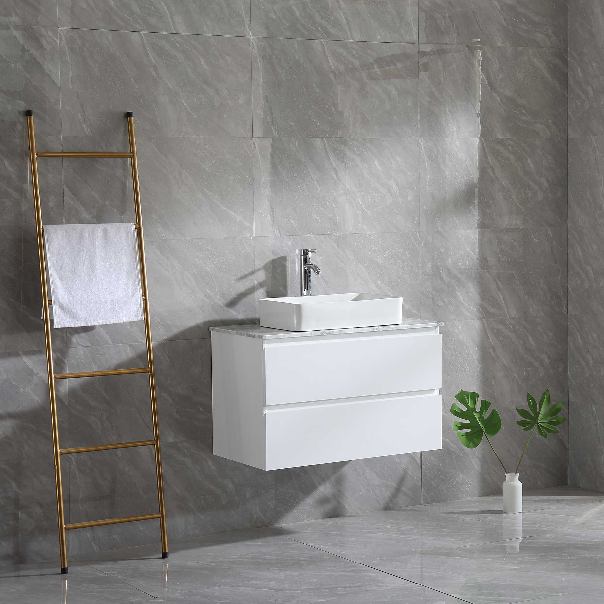 Tvättställsskåp Bathlife Extas Vit