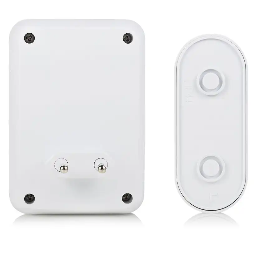 Trådlös Dörrklocka Byron Med Tygfront Plug-in 230V