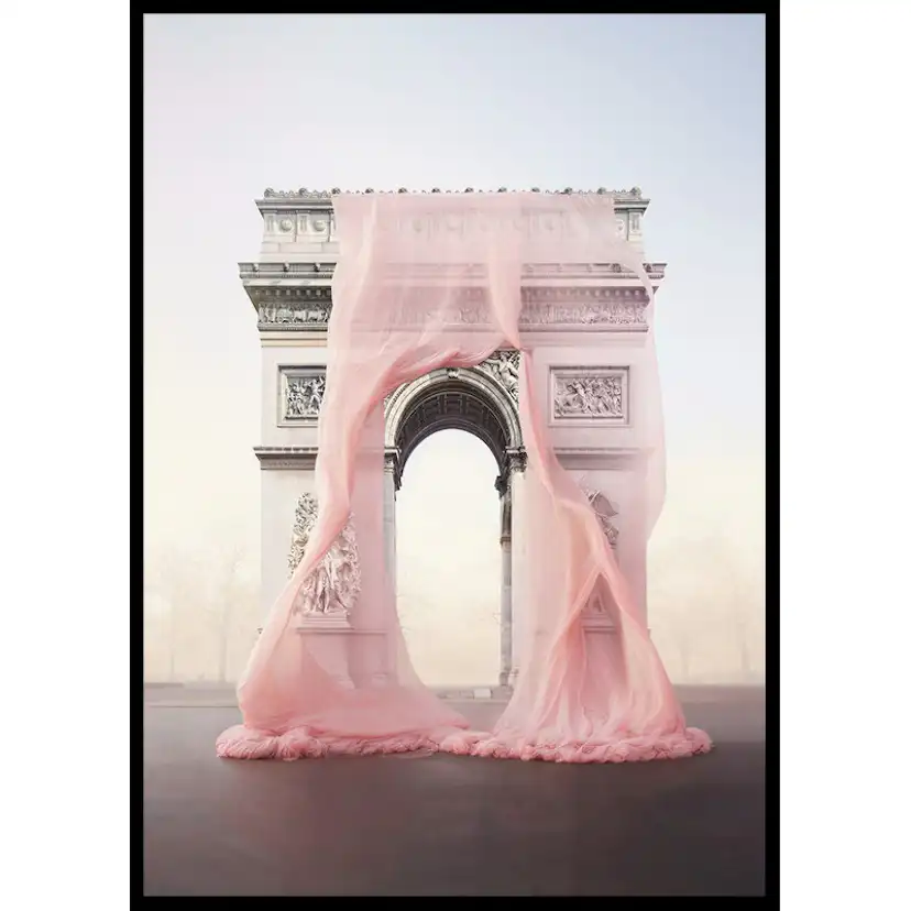 Poster Gallerix Arc De Triomphe Rose