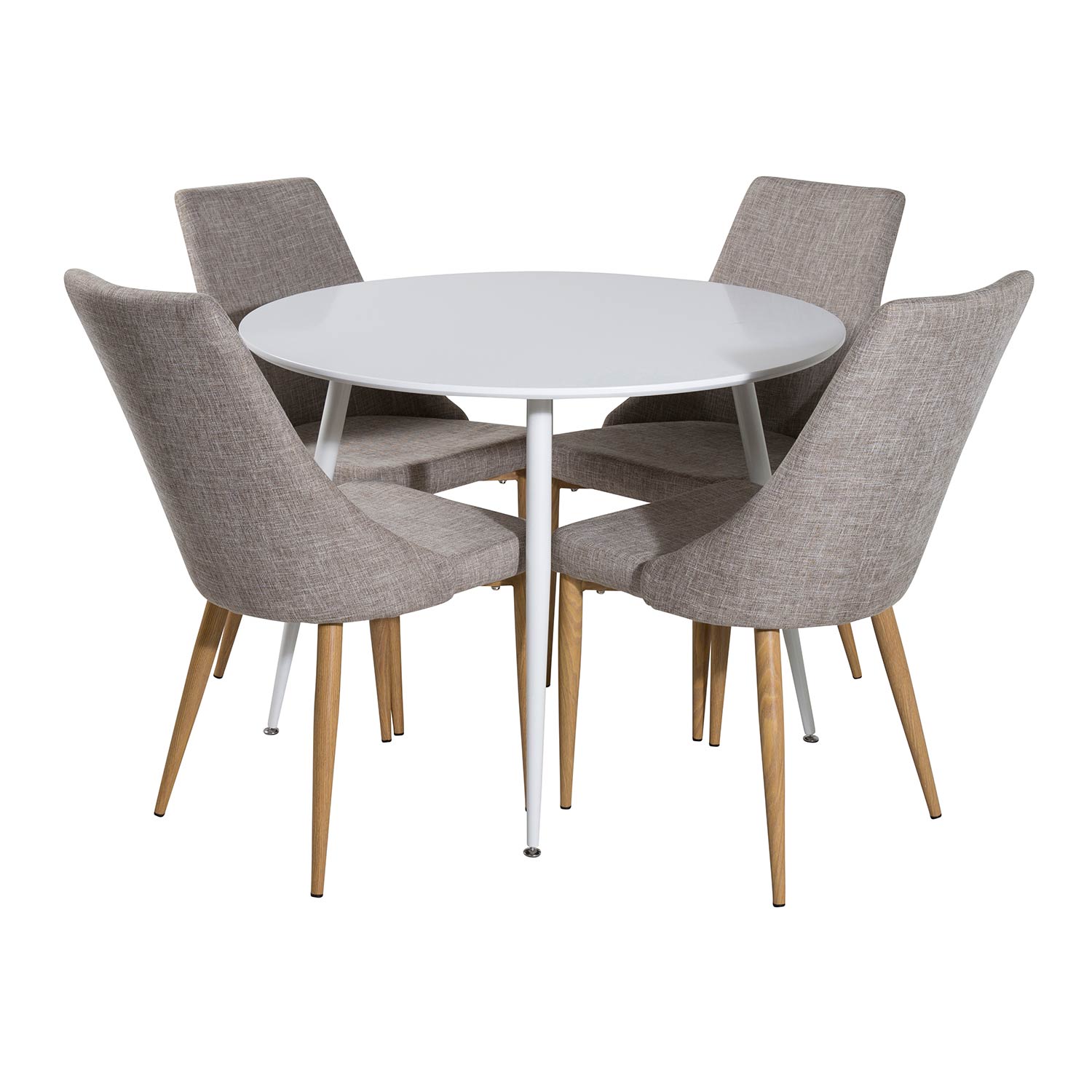 Matgrupp Venture Home Plake1 med 4 Laura Stolar Polyestertyg Runt