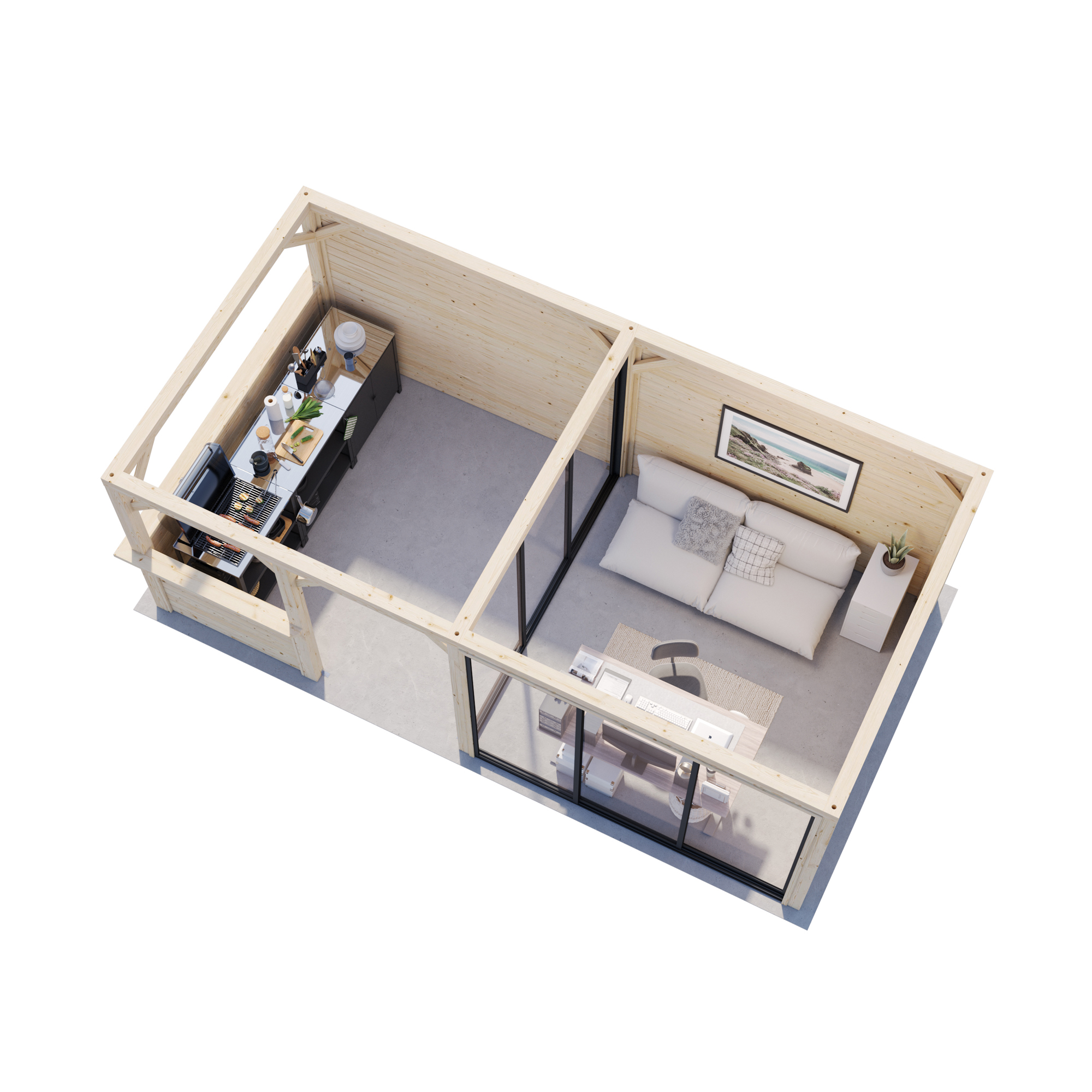 Uterum Palmako Bianca 16,6 m2 Set 207 Slide