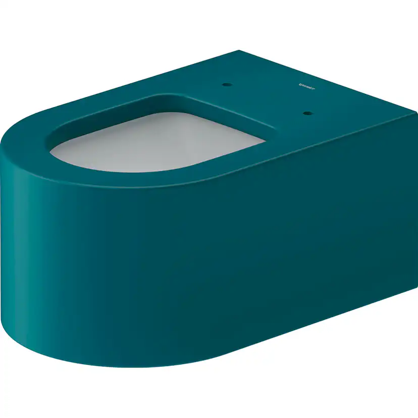 WC vägg, Ytterfärg Grönblå Matt 570 mm Grönblå