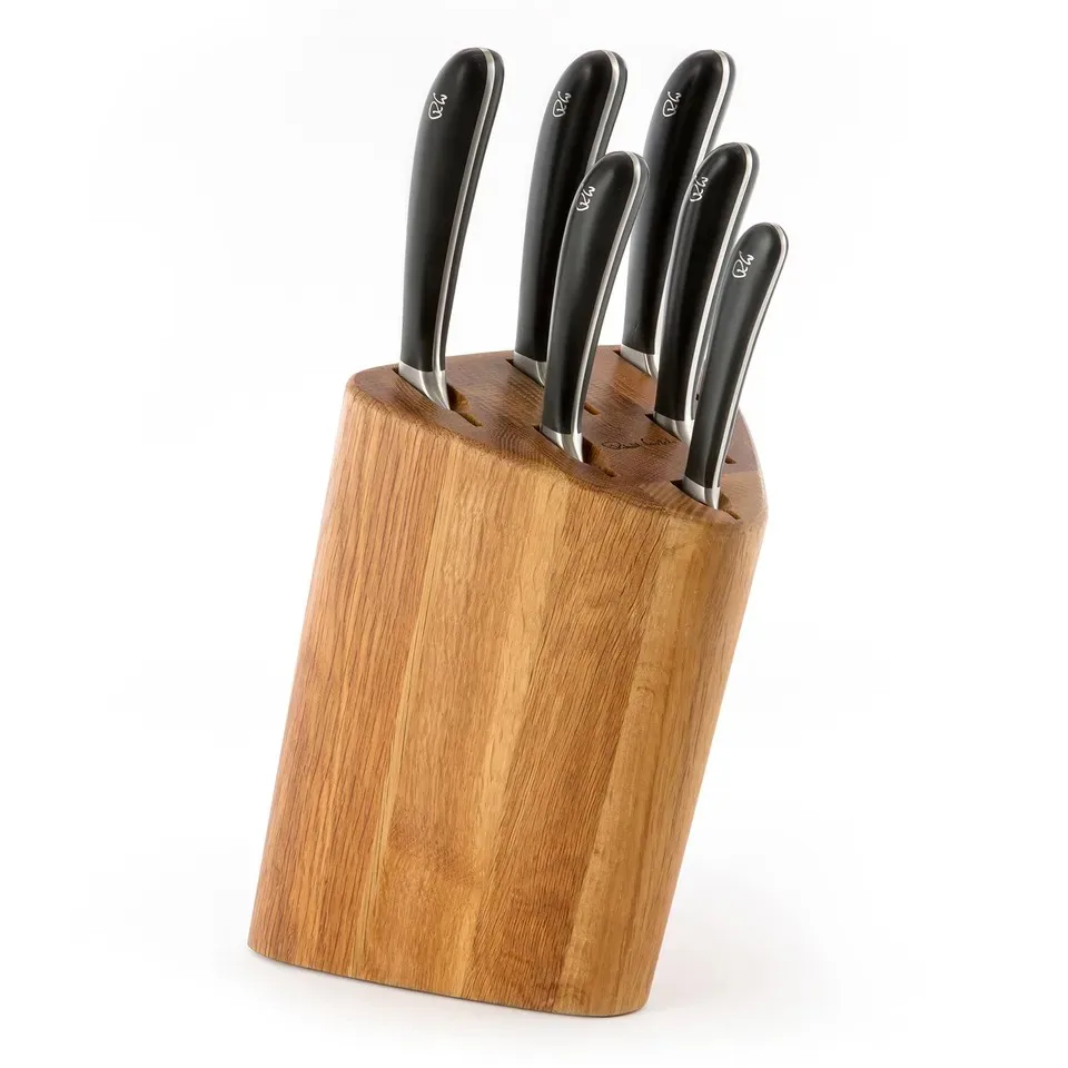 Knivblock Robert Welch Signature Prism Oak Set 7 Delar