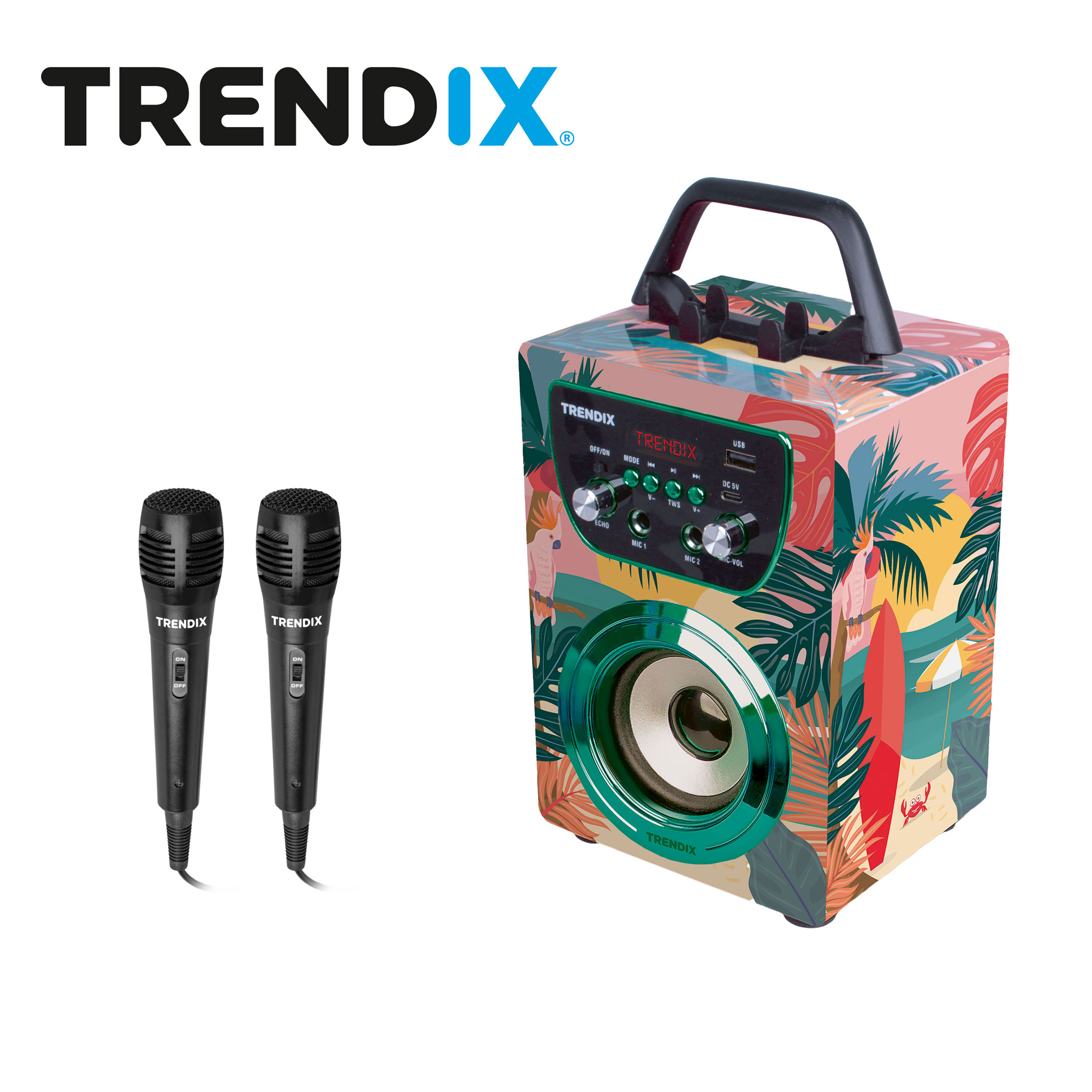 Karaokemaskin Trendix Tropical Vibes Wired