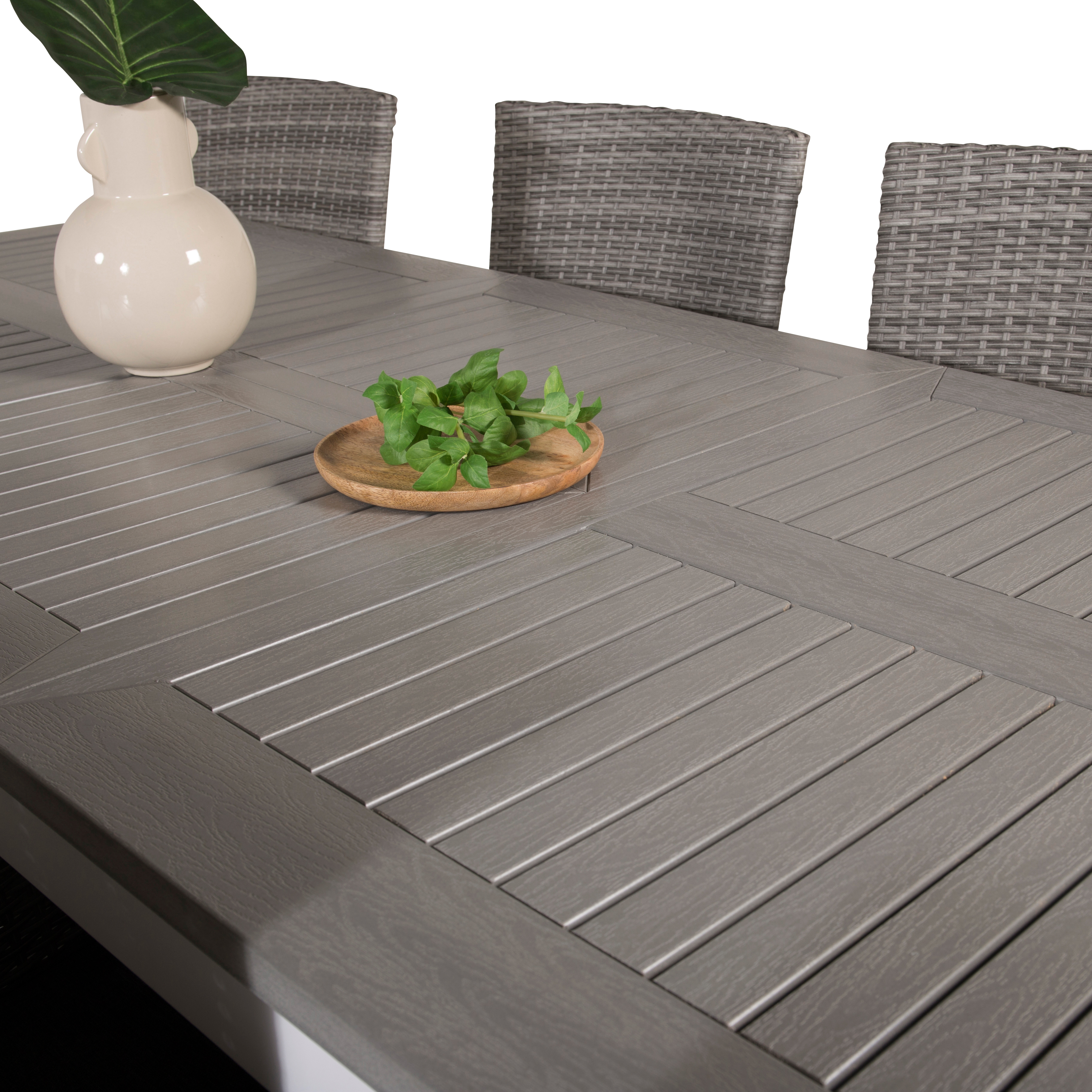 Matgrupp Venture Home Aleyna 160/240 med 8 Milwa Stolar