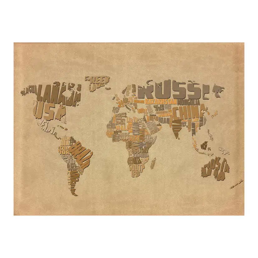 Fototapet Arkiio Explorers Map of the World
