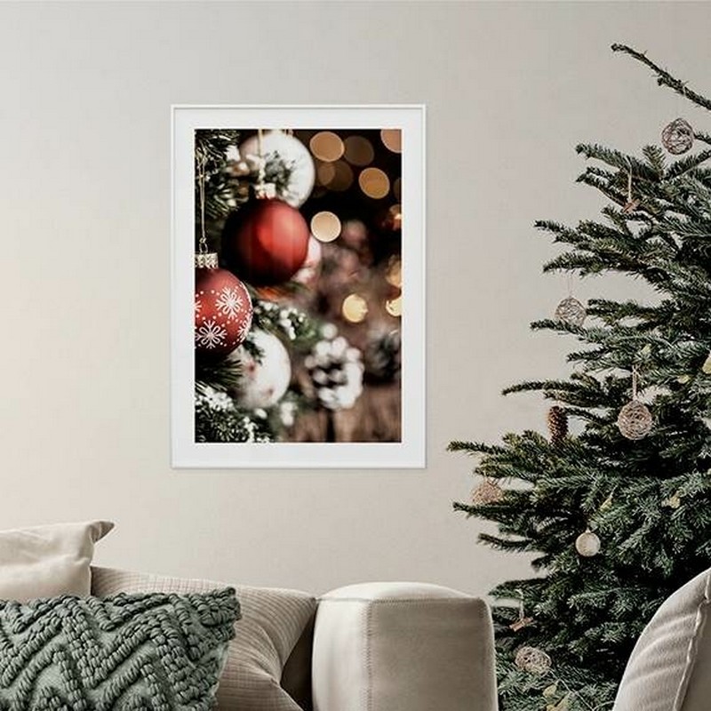Poster Gallerix Red Christmas Decorations