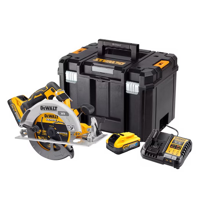 Cirkelsåg DeWalt DCS573H2T-QW 18V 190mm 5 Ah Tstak