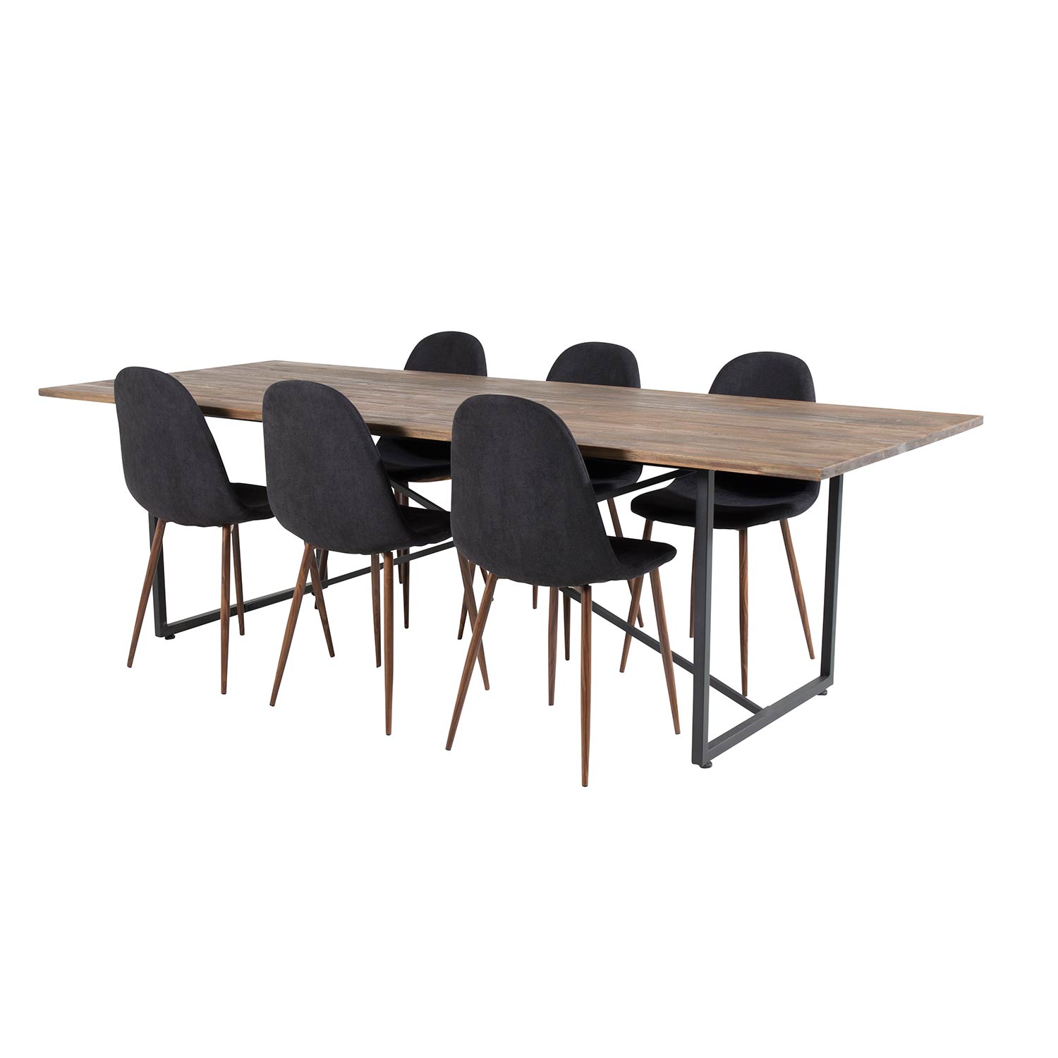 Matgrupp Venture Home Peo med 6 Pobbie Stolar Polyestertyg