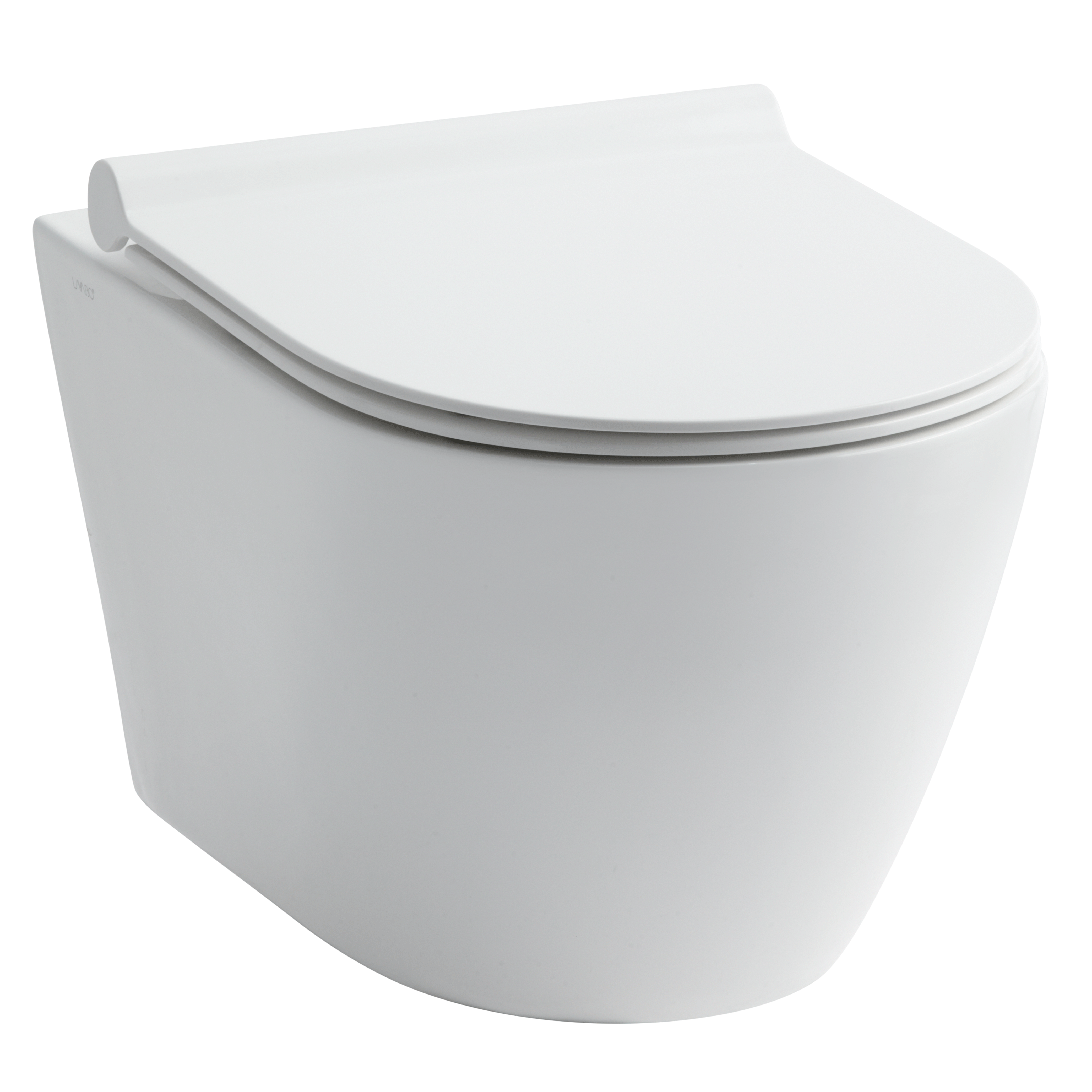 Vägghängd Toalettstol Lavabo Studio Rimless Vit Vit