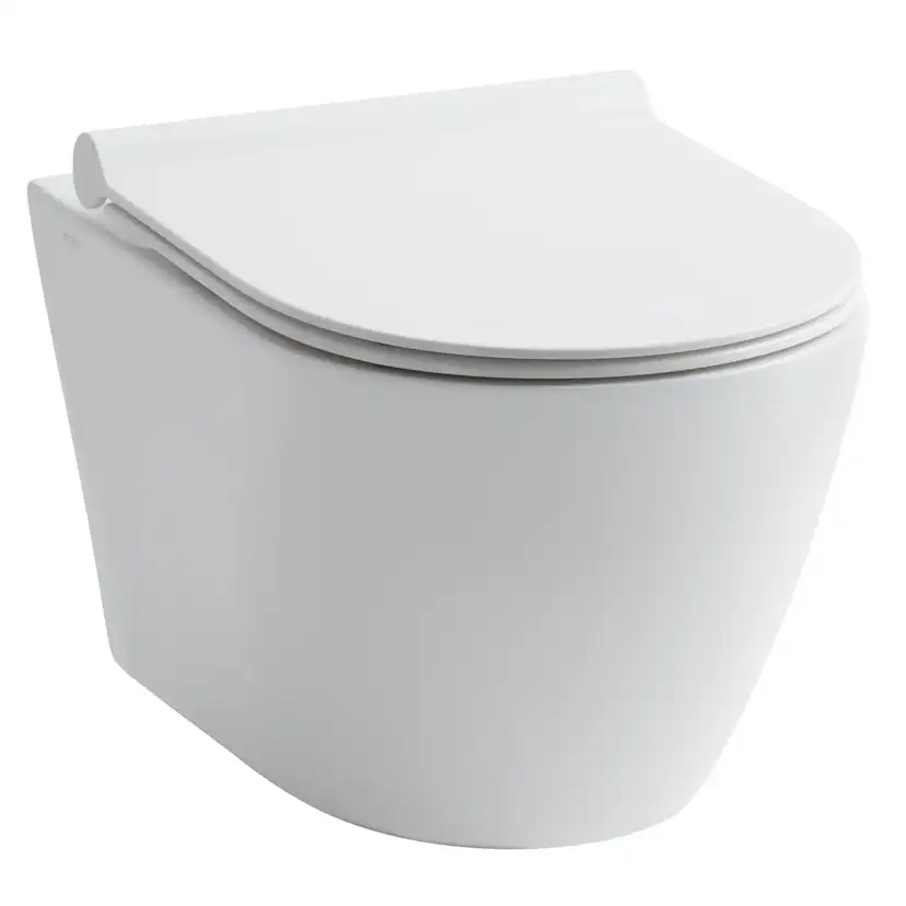 Vägghängd Toalettstol Lavabo Studio Rimless Vit Vit
