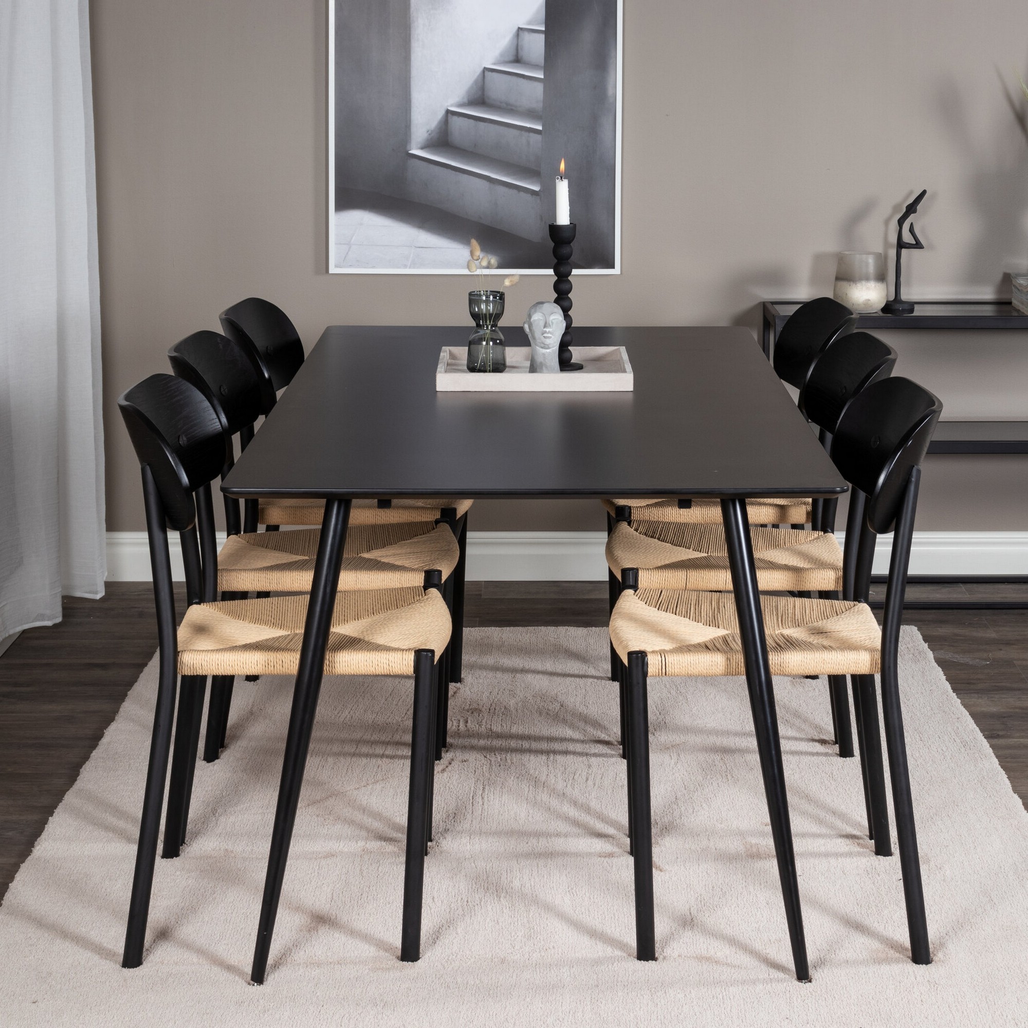 Matgrupp Venture Home Silar med 6st Polly Stolar