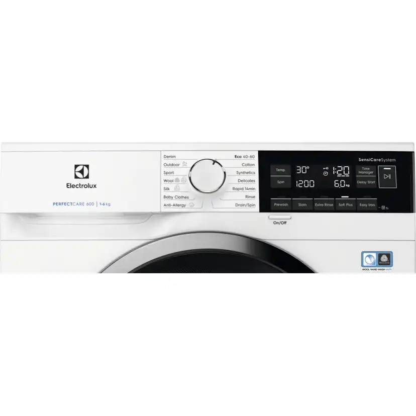 Frontmatad Tvättmaskin Electrolux PerfectCare 600 EW6S662W38 med EcoInverter Motor