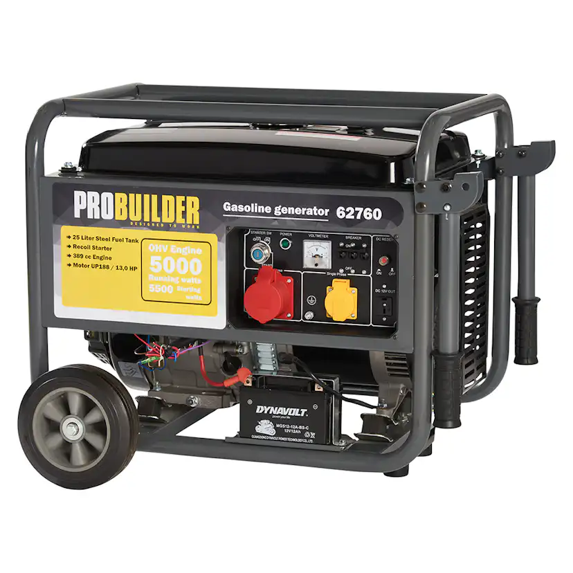 Elverk Probuilder 5000W/Max 5500W (Schuko) 389 cc