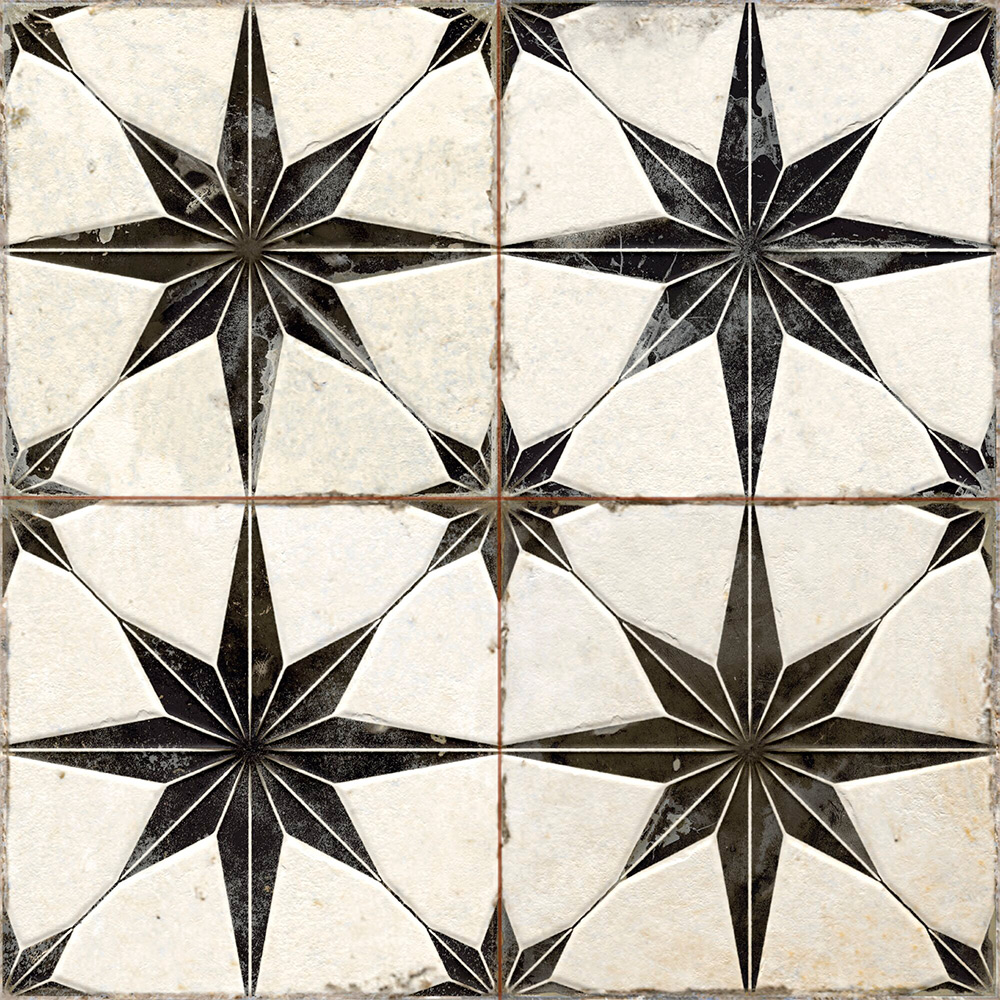 Klinker Tenfors Peronda FS Star Black LT 45x45 cm