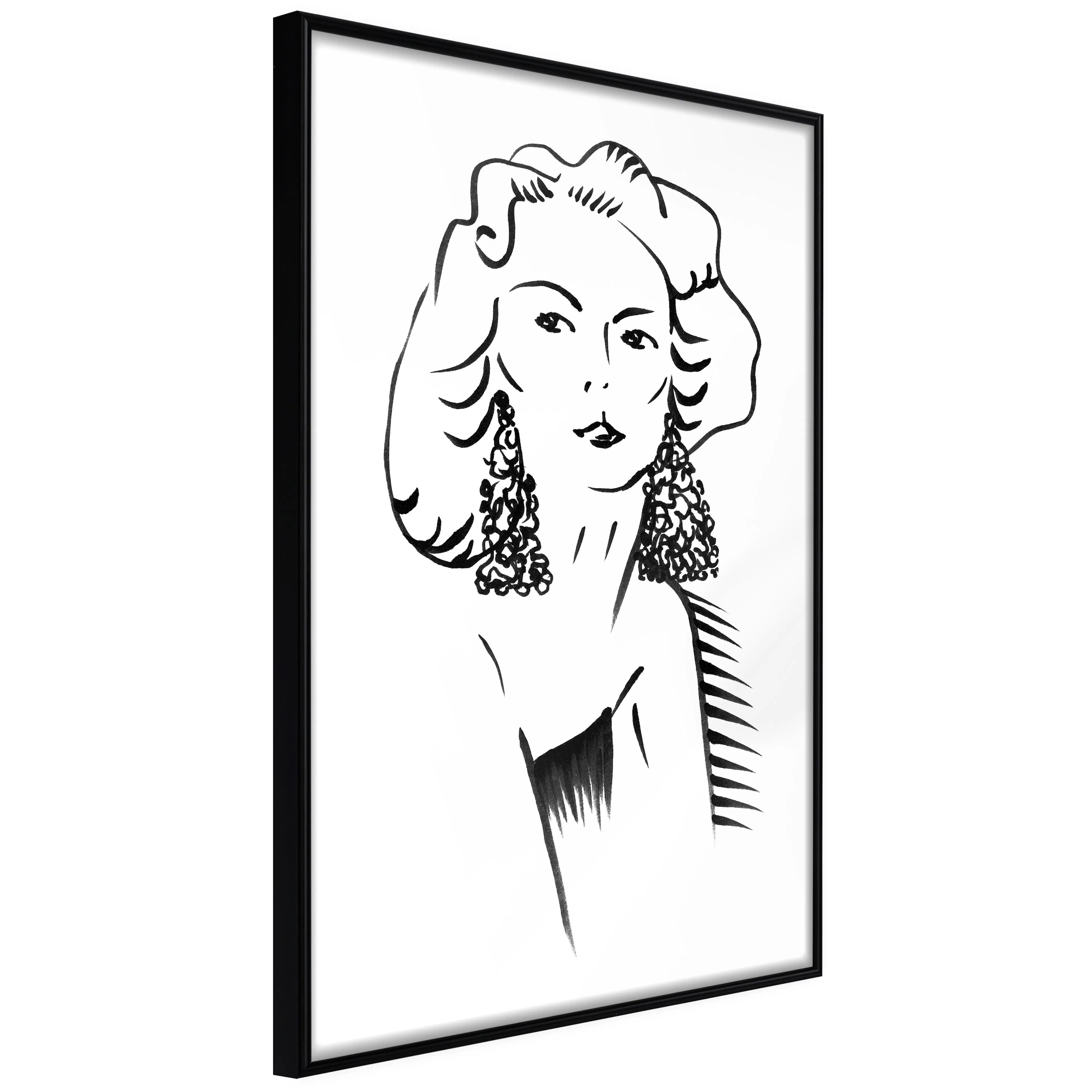 Affisch - Romantic Blonde [Poster] 20x30 Svart ram, 20x30 cm