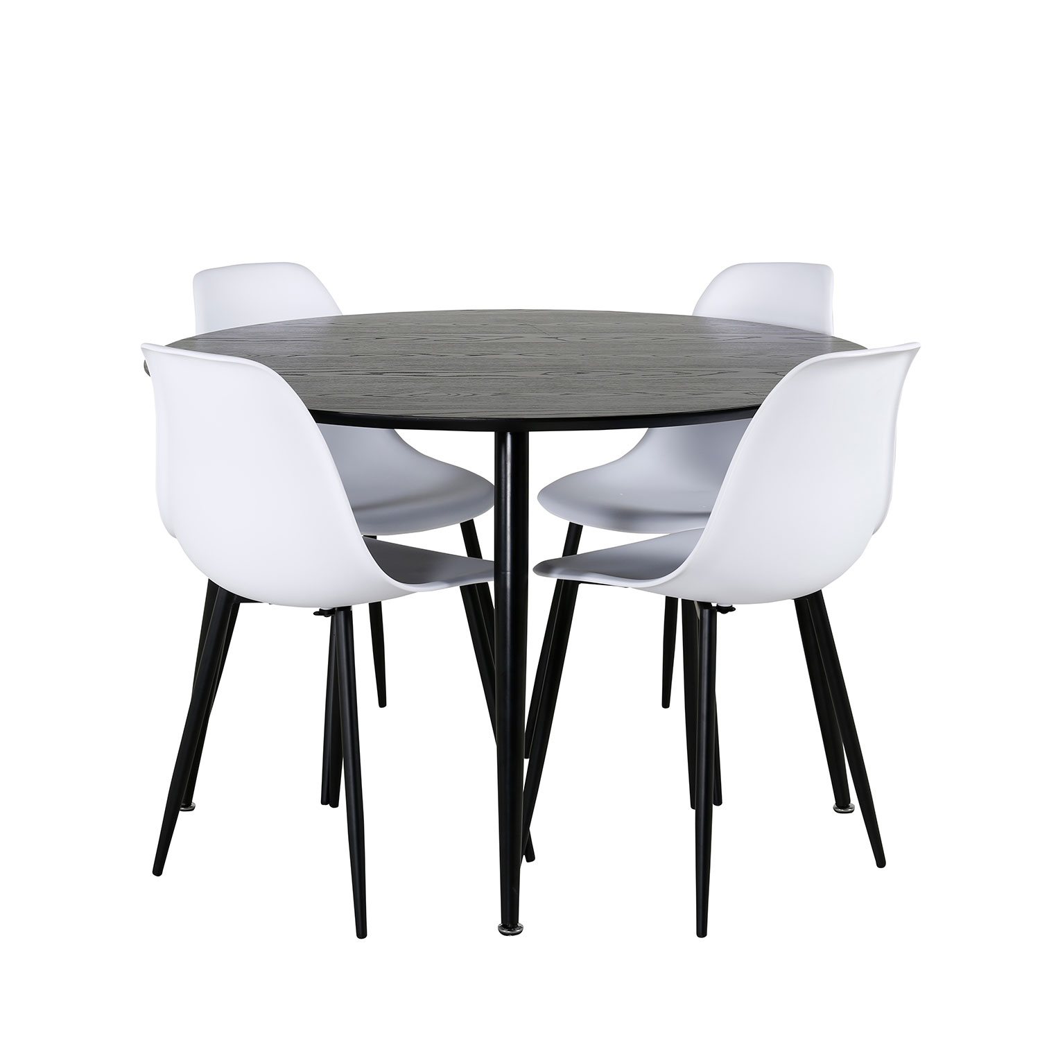 Matgrupp Venture Home Dipp med 4 Polar Plastic stolar