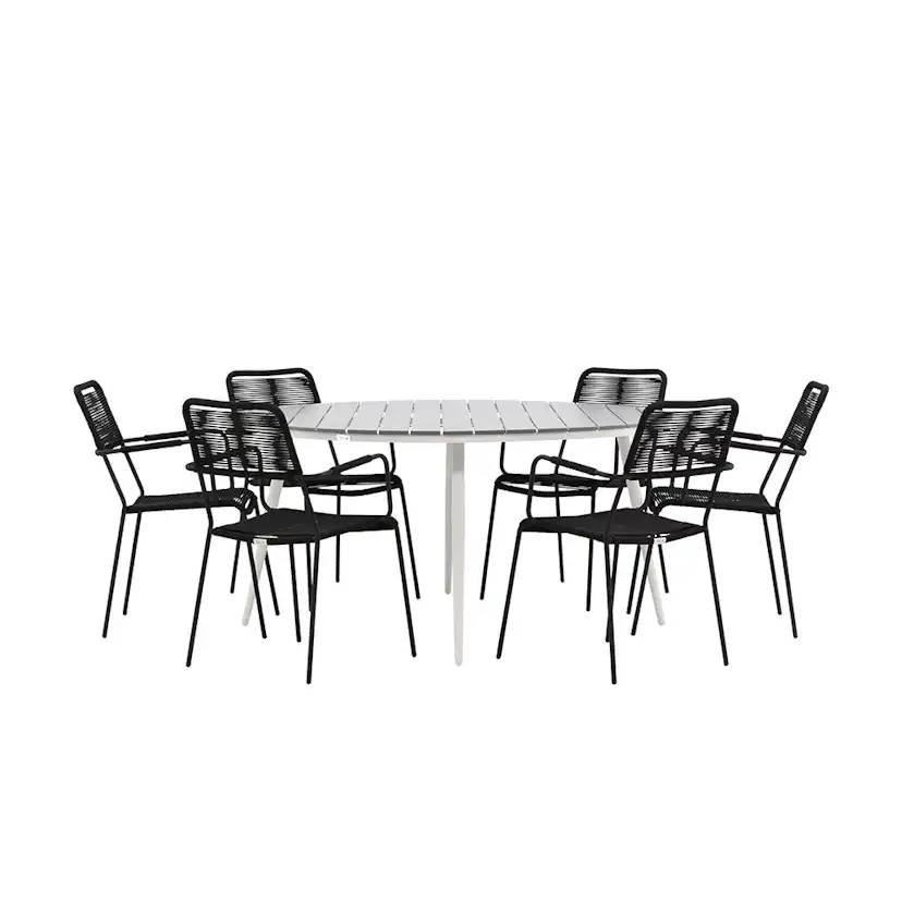 Matgrupp Venture Home Break med 6 Lindos Stolar